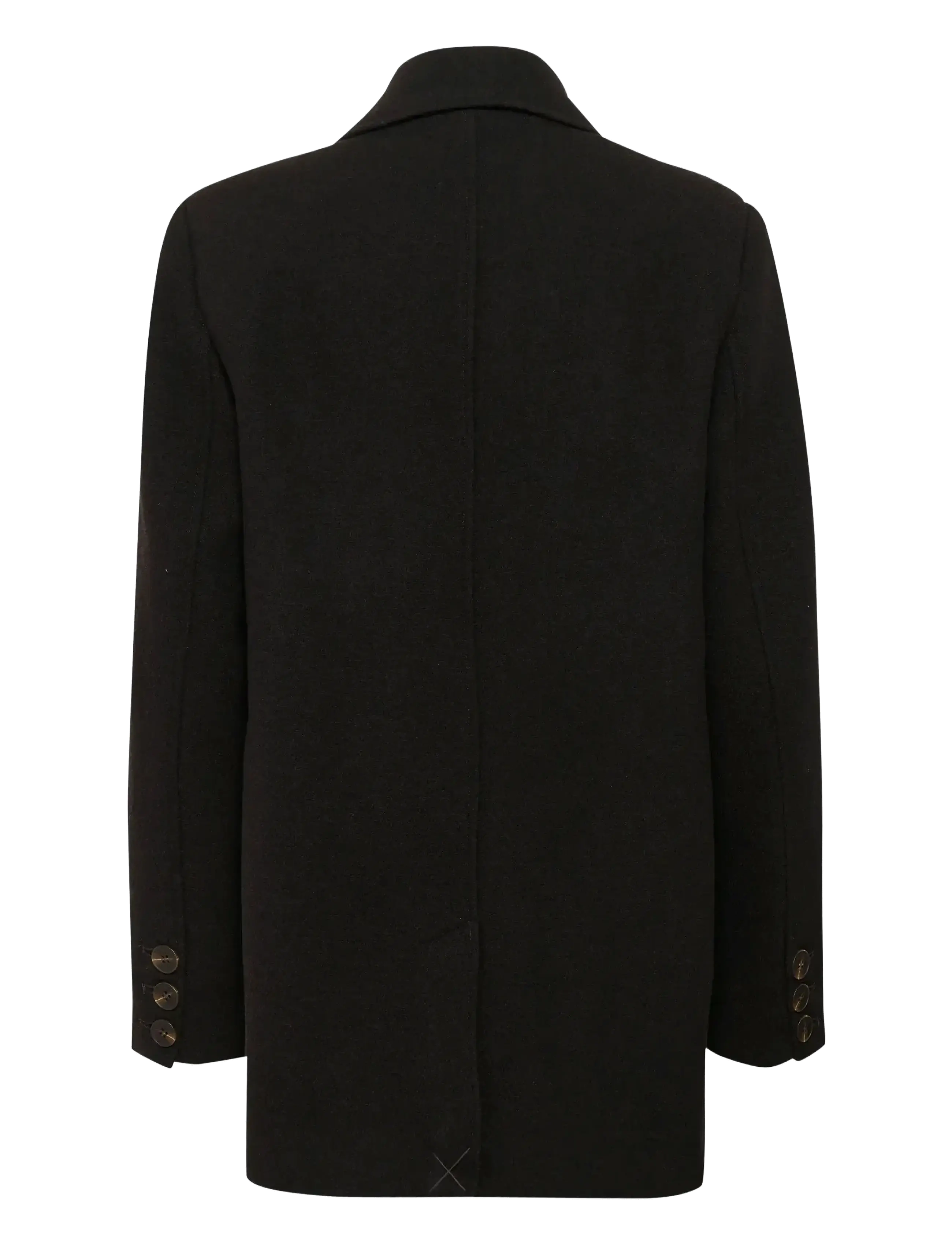 My Essential Wardrobe - FrannieMW Short Coat - wollen jassen - espresso melange - 2