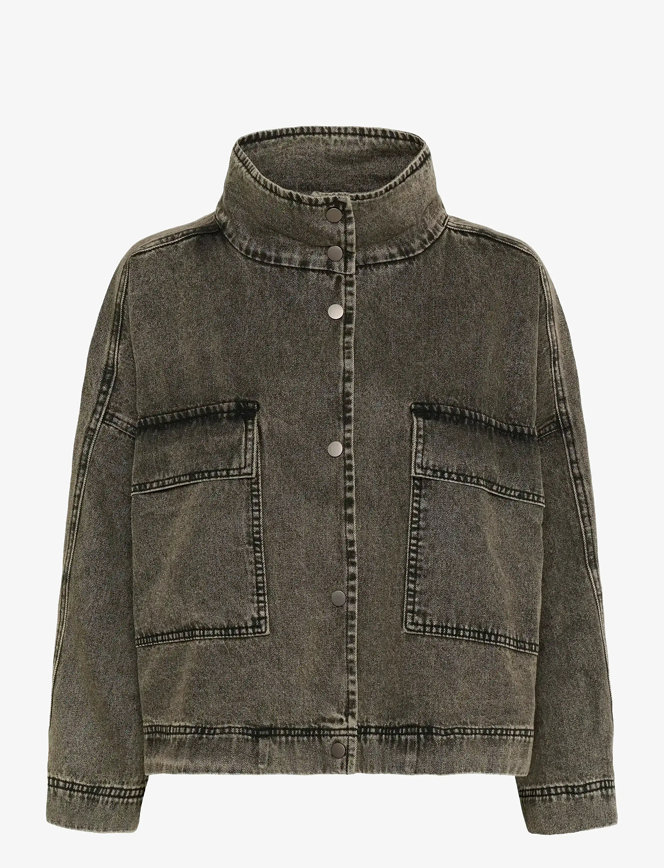 My Essential Wardrobe - TessaMW 160 Jacket - jeansjackor - medium grey dirty wash - 1