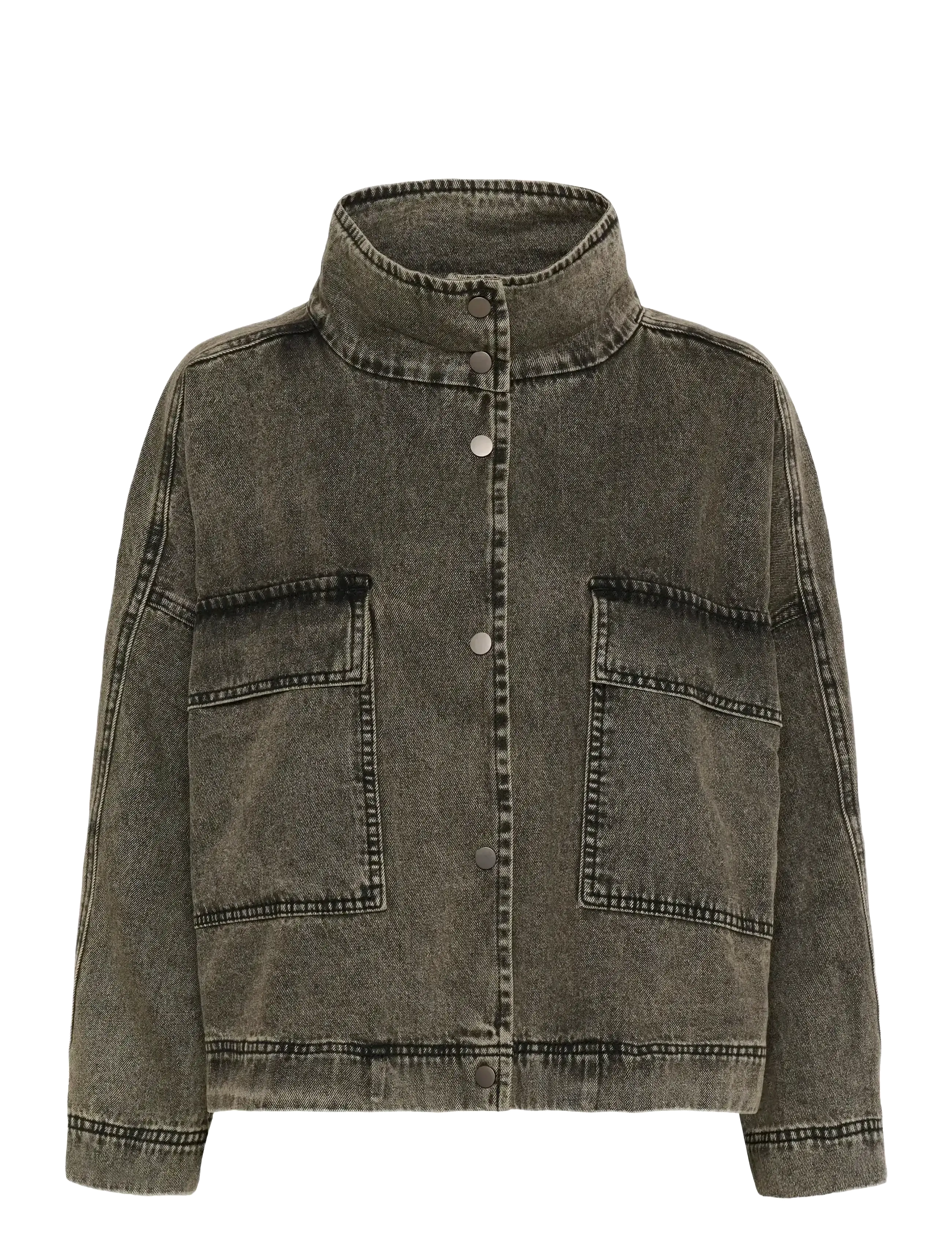 My Essential Wardrobe TessaMW 160 Jacket - Jacken & Mäntel - MEDIUM GREY DIRTY WASH / grey