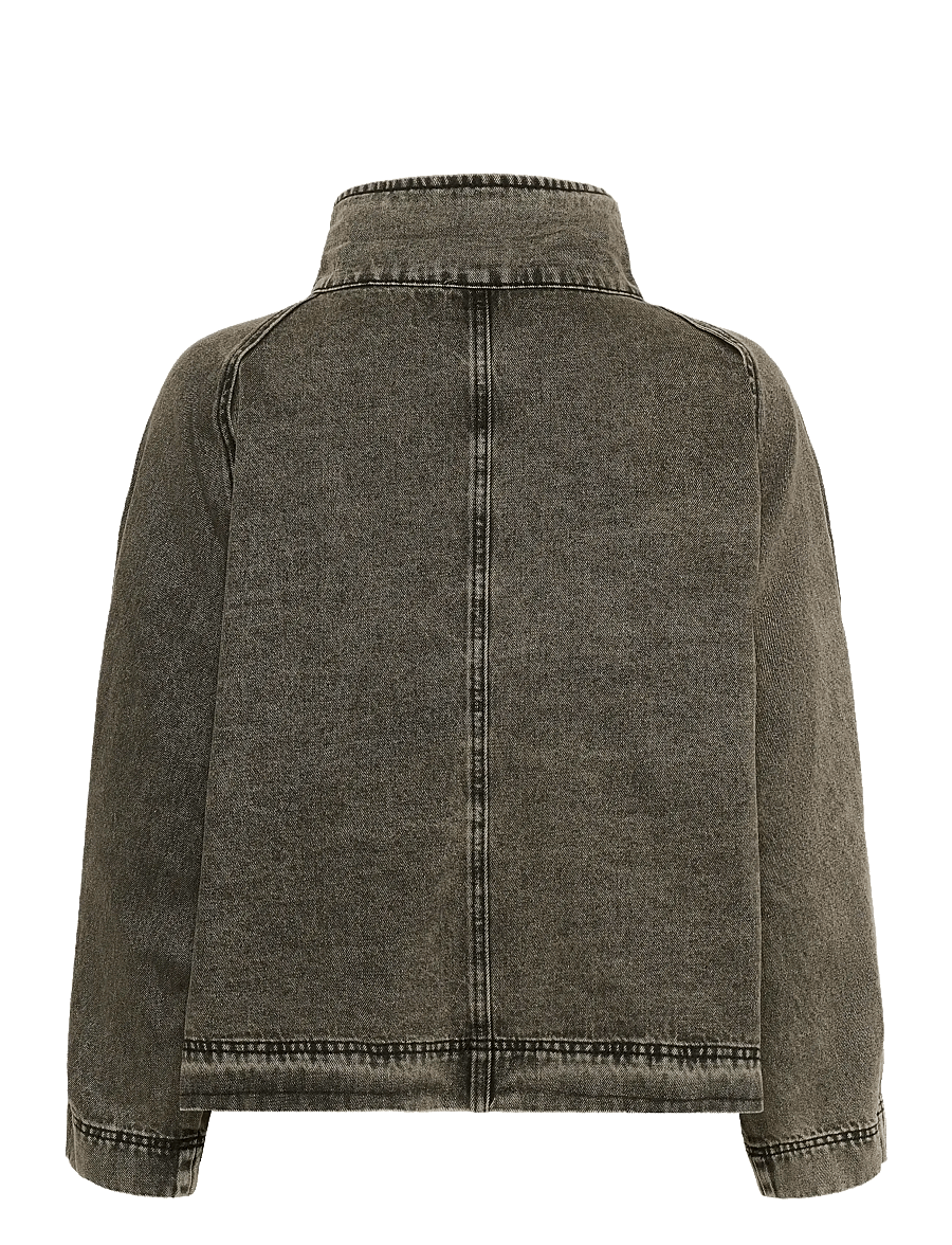 My Essential Wardrobe - TessaMW 160 Jacket - denim jackets - medium grey dirty wash - 2