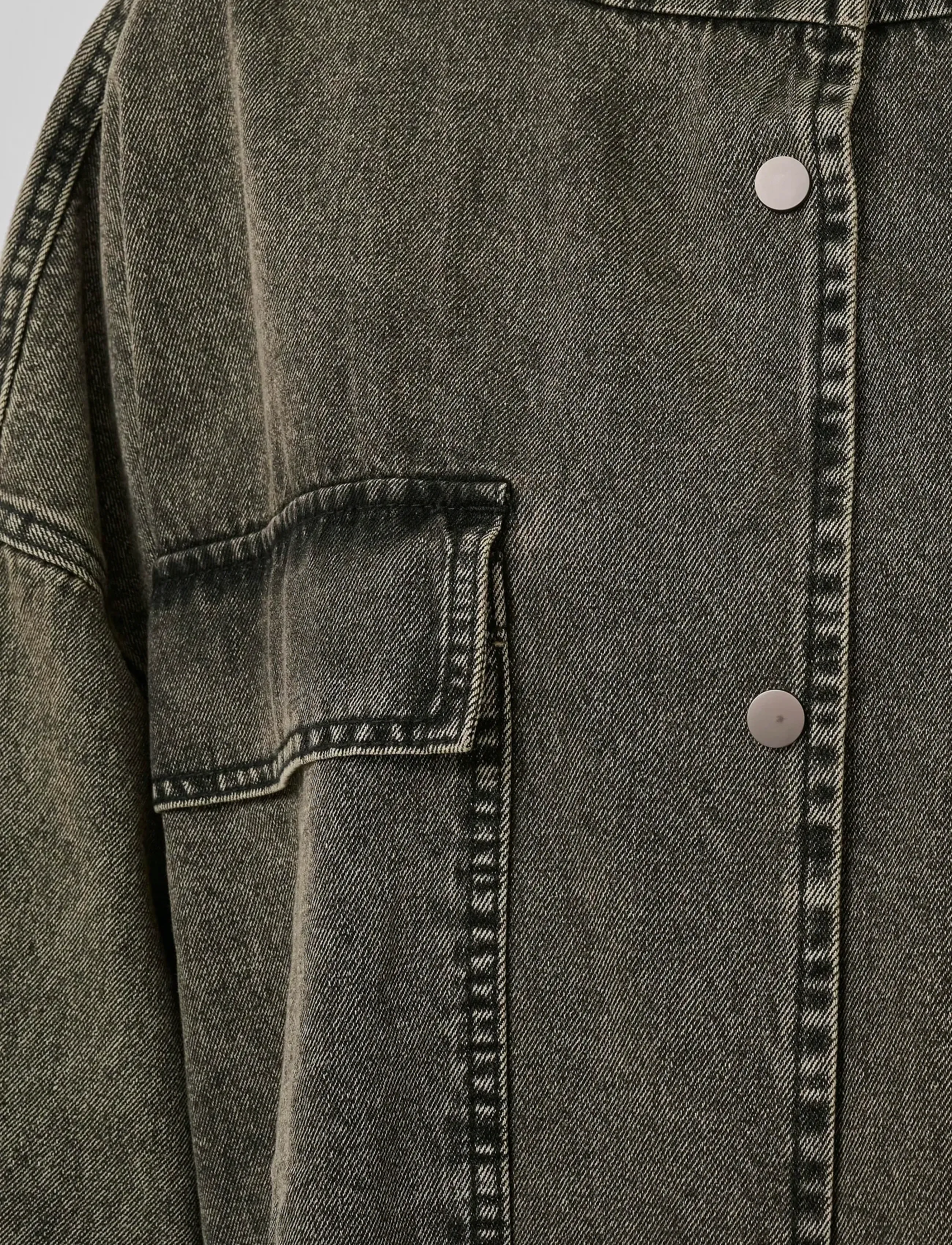My Essential Wardrobe - TessaMW 160 Jacket - teksatagid - medium grey dirty wash - 5