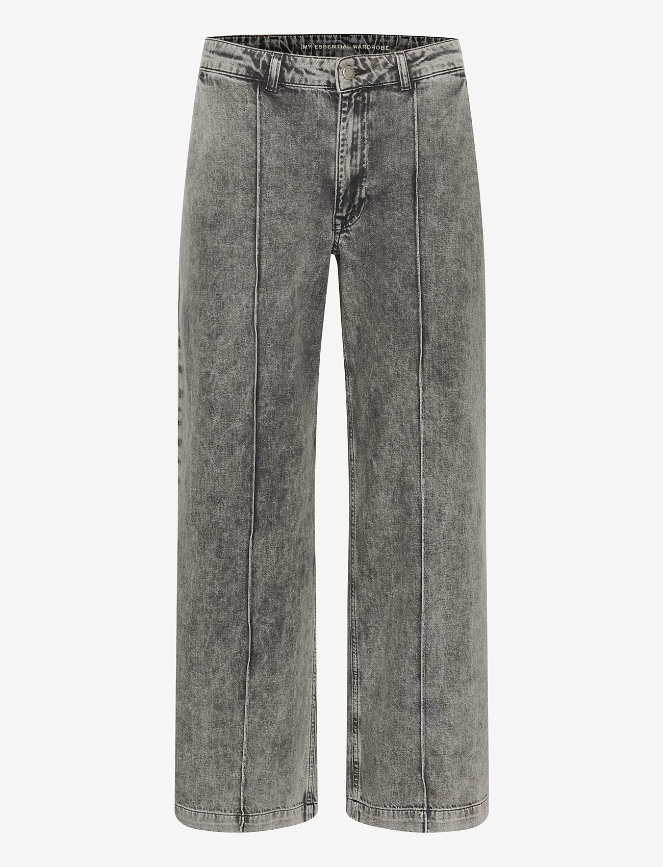 My Essential Wardrobe - MaloMW 143 Wide Pant - brede jeans - medium grey retro wash - 1