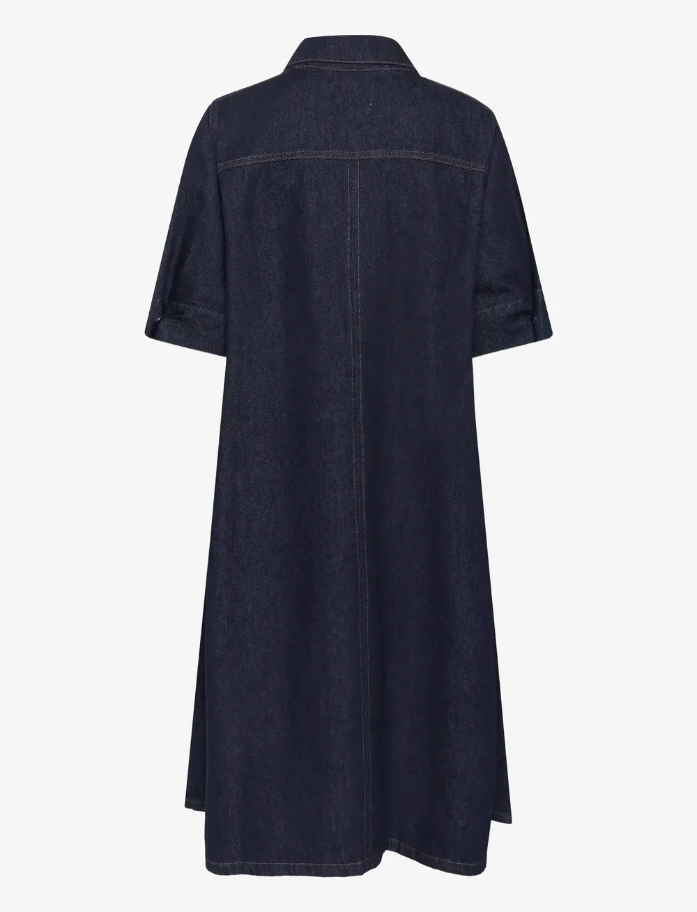 My Essential Wardrobe - MaloMW 143 Long Dress - jeansklänningar - dark blue un-wash - 2