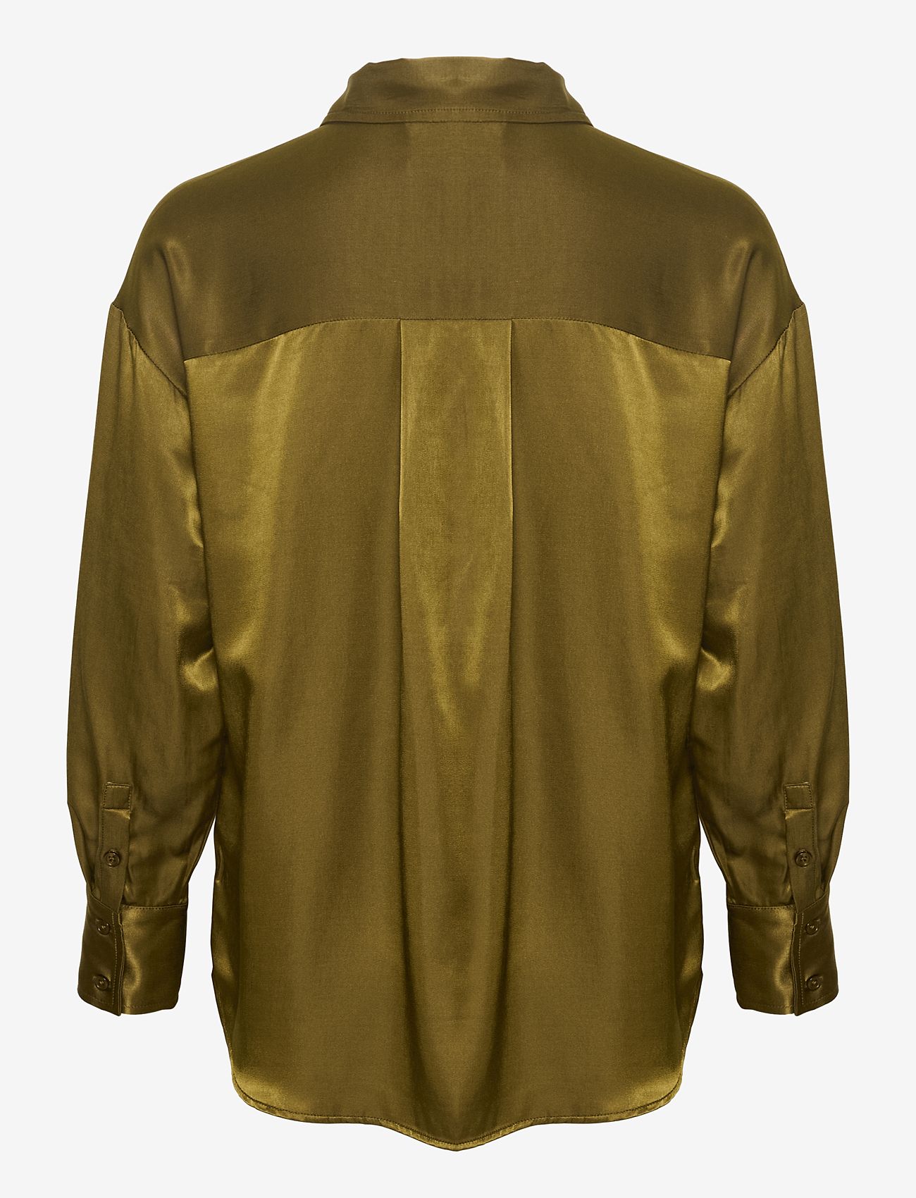 My Essential Wardrobe - EstelleMW Shirt - langærmede skjorter - military olive - 2