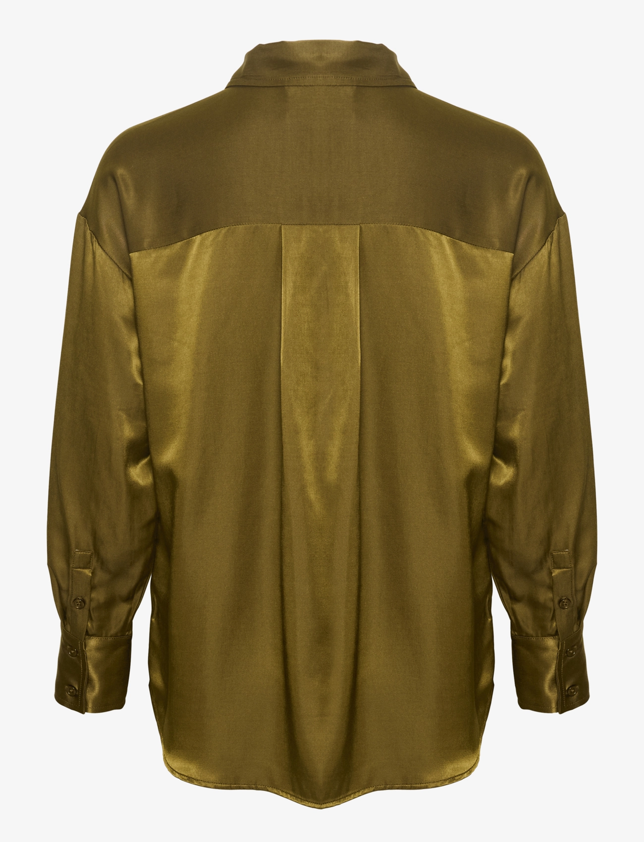 My Essential Wardrobe - EstelleMW Shirt - langærmede skjorter - military olive - 2