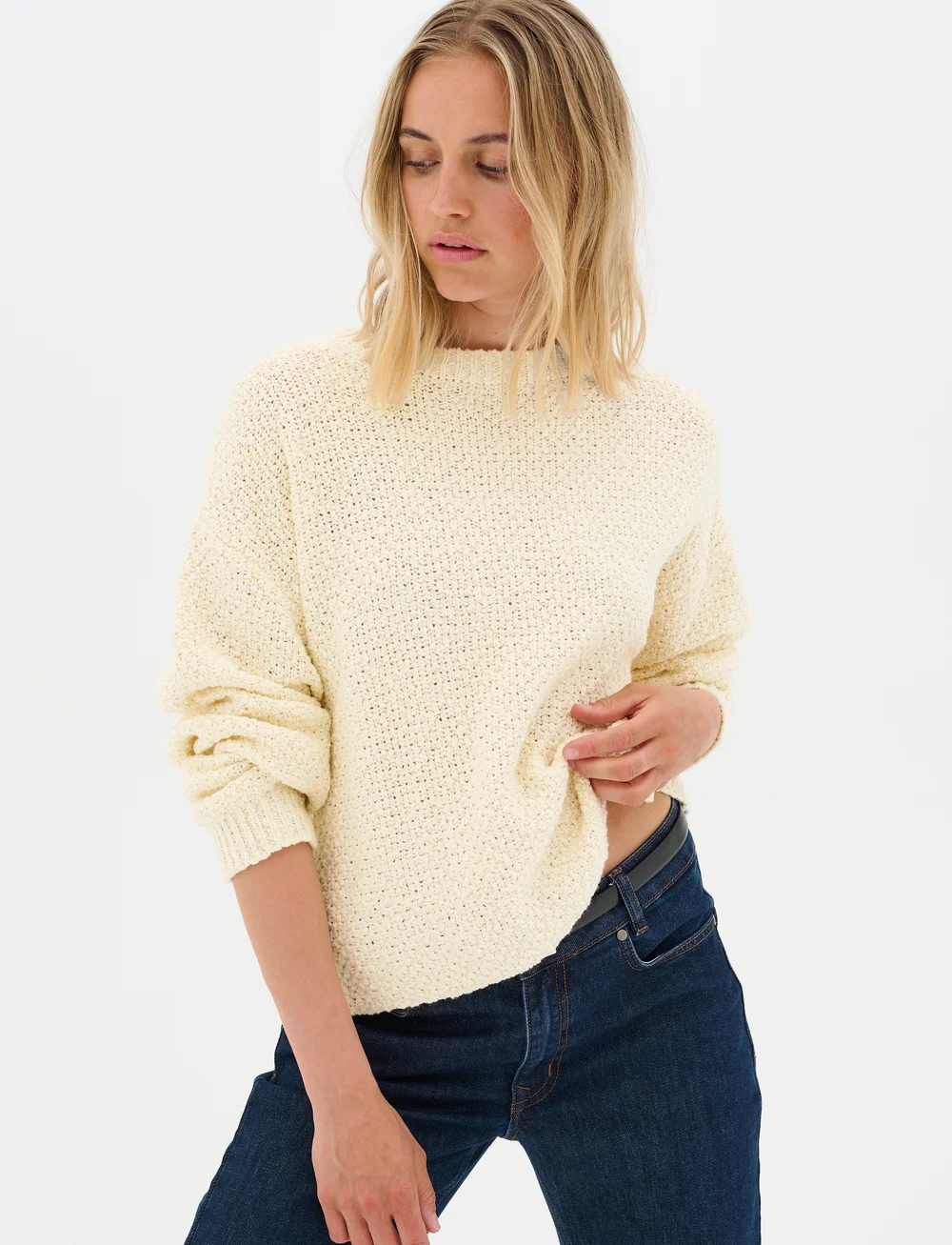 My Essential Wardrobe - CarryMW Knit Pullover - pullover - antique white - 0