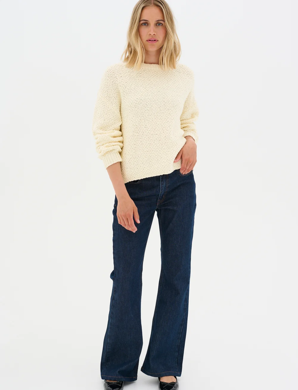 My Essential Wardrobe - CarryMW Knit Pullover - pullover - antique white - 3