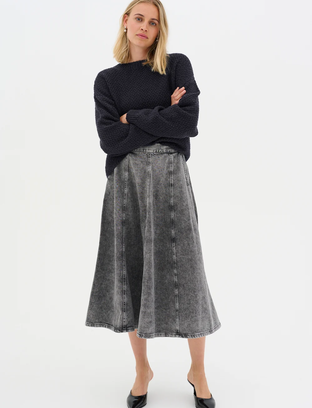 My Essential Wardrobe - CarryMW Knit Pullover - pullover - sky captain blue - 3