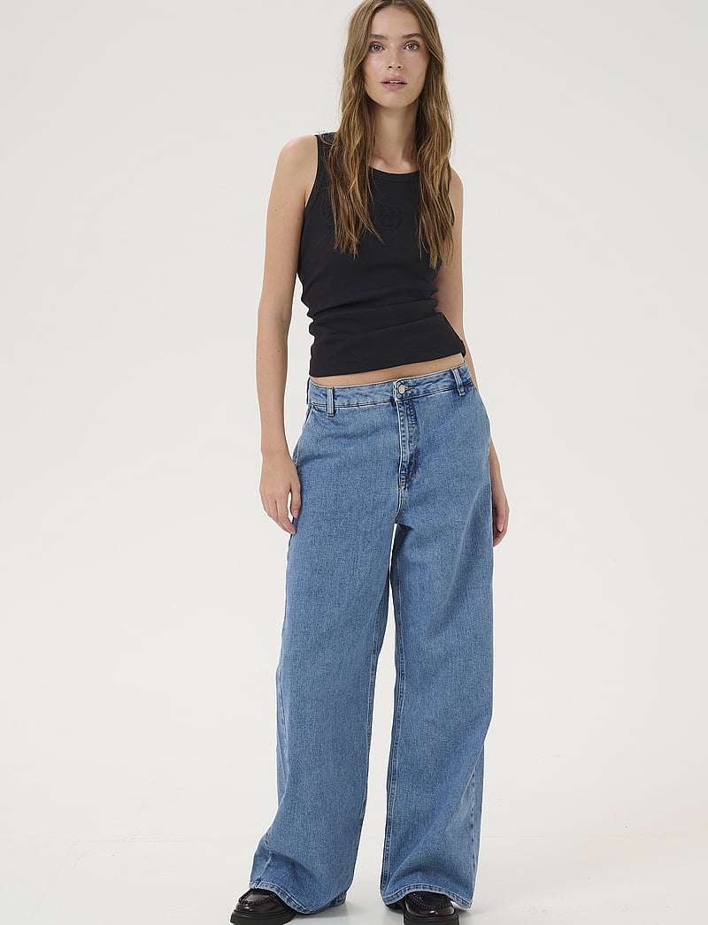 My Essential Wardrobe - MandyMW Top - linnen - black - 3