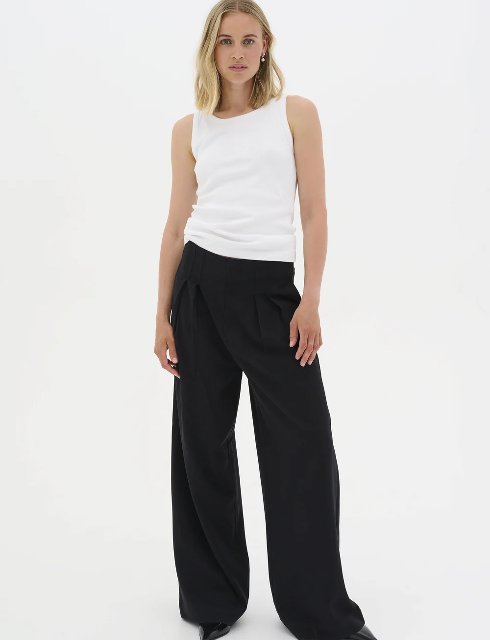 My Essential Wardrobe - MandyMW Top - linnen - bright white - 3