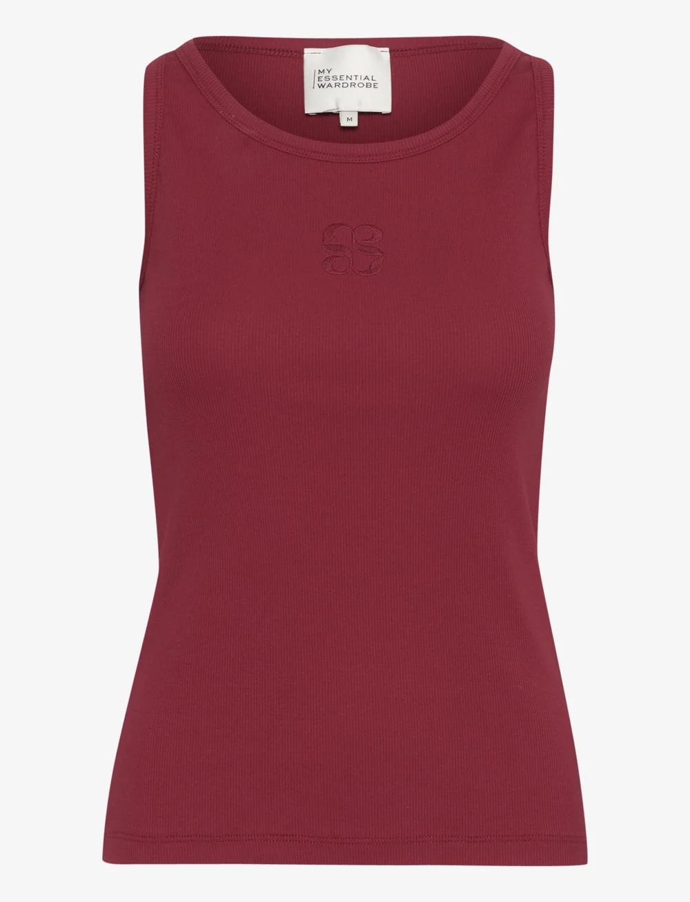 My Essential Wardrobe - MandyMW Top - linnen - burgundy red - 1