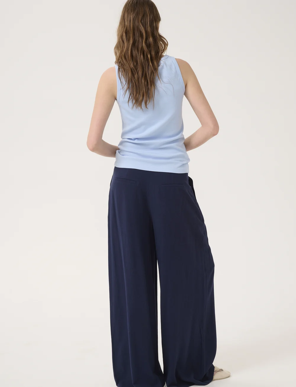 My Essential Wardrobe - MandyMW Top - linnen - kentucky blue - 4