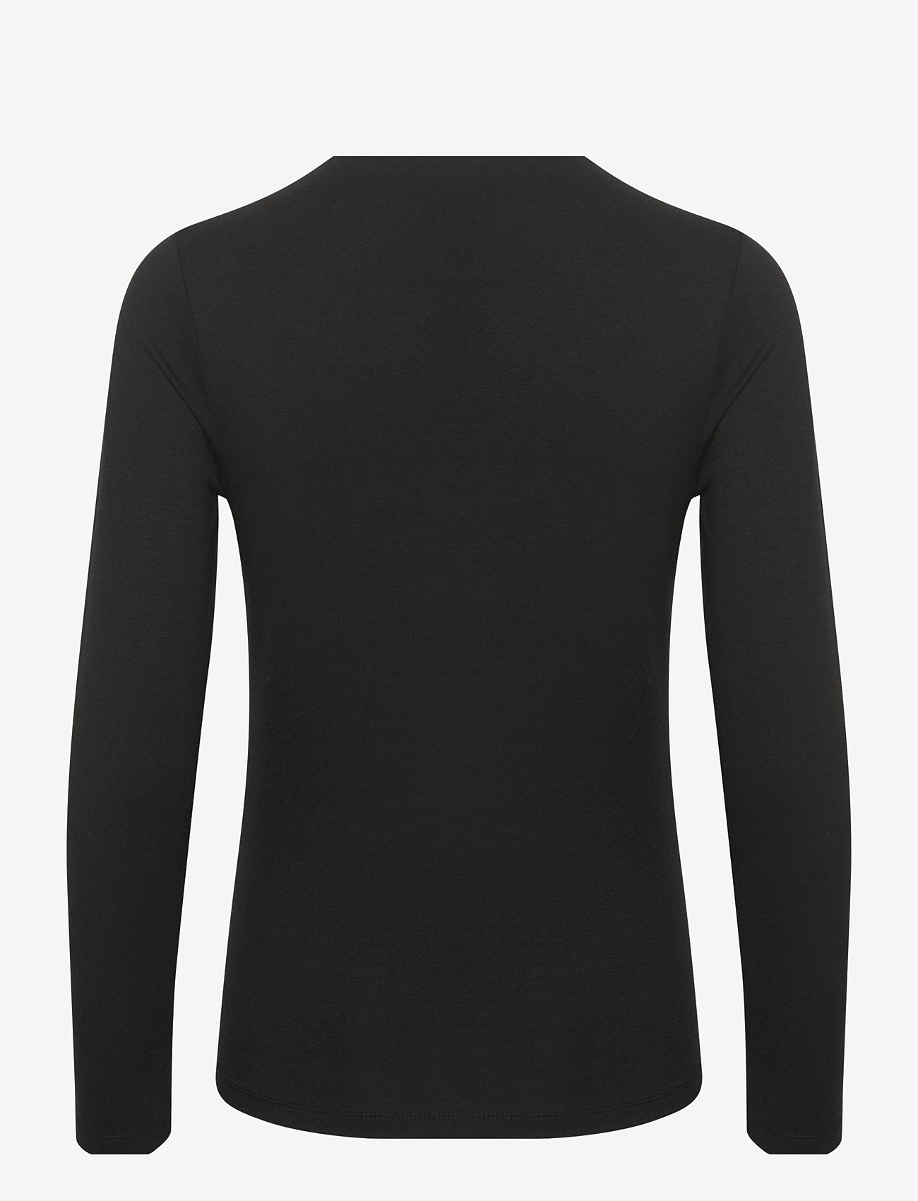 My Essential Wardrobe - ViggaMW Square Neck Blouse - pikkade varrukatega alussärgid - black - 2