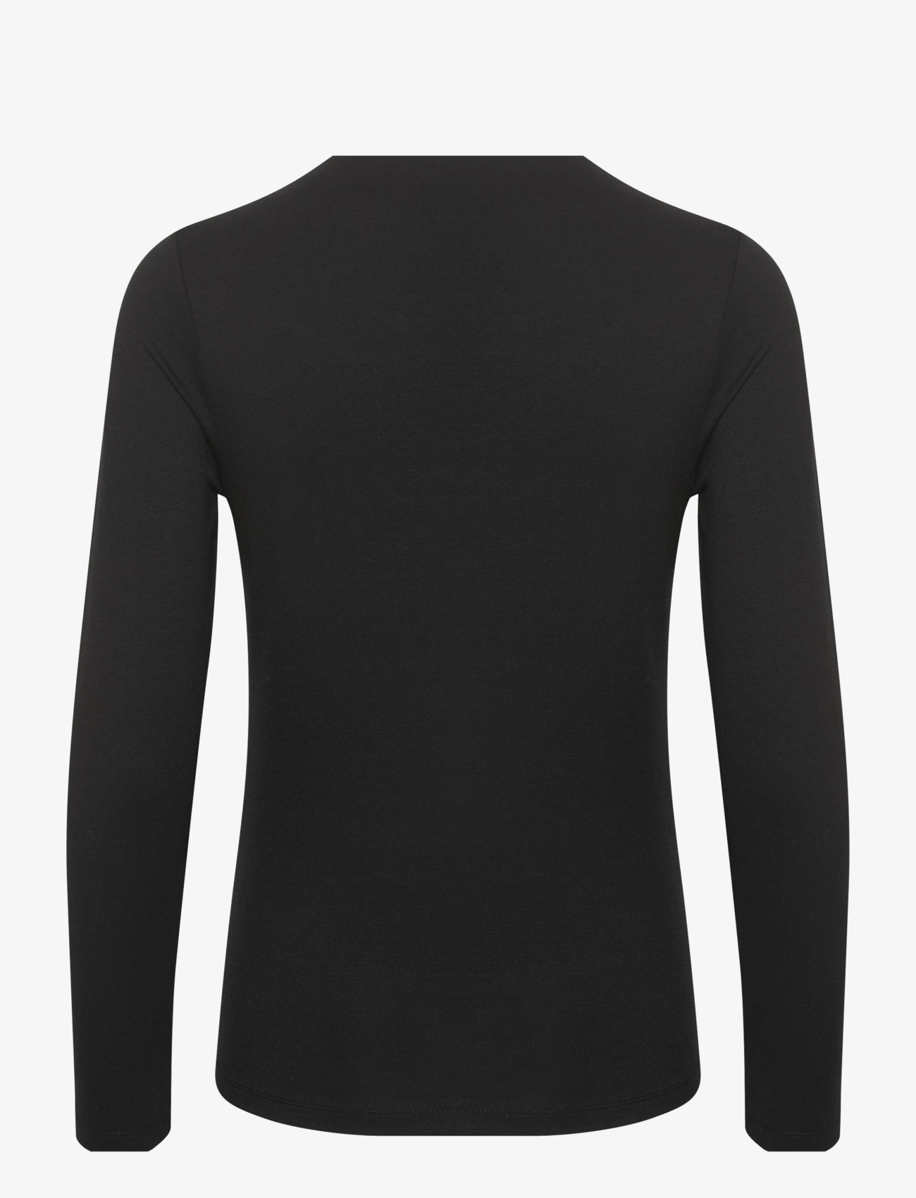 My Essential Wardrobe - ViggaMW Square Neck Blouse - laveste priser - black - 2