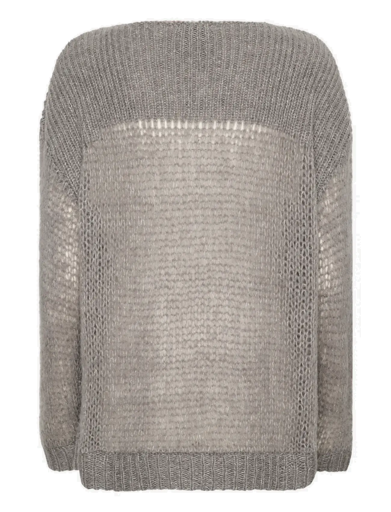My Essential Wardrobe - LingoMW Knit Blouse - stormy grey melange - 2