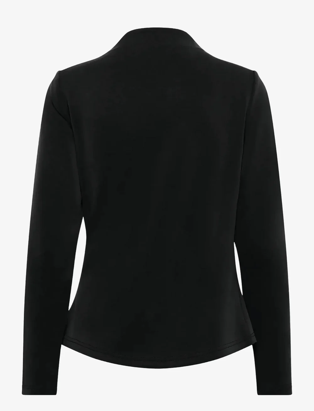 My Essential Wardrobe - HelleMW Blouse - langærmede bluser - black - 2