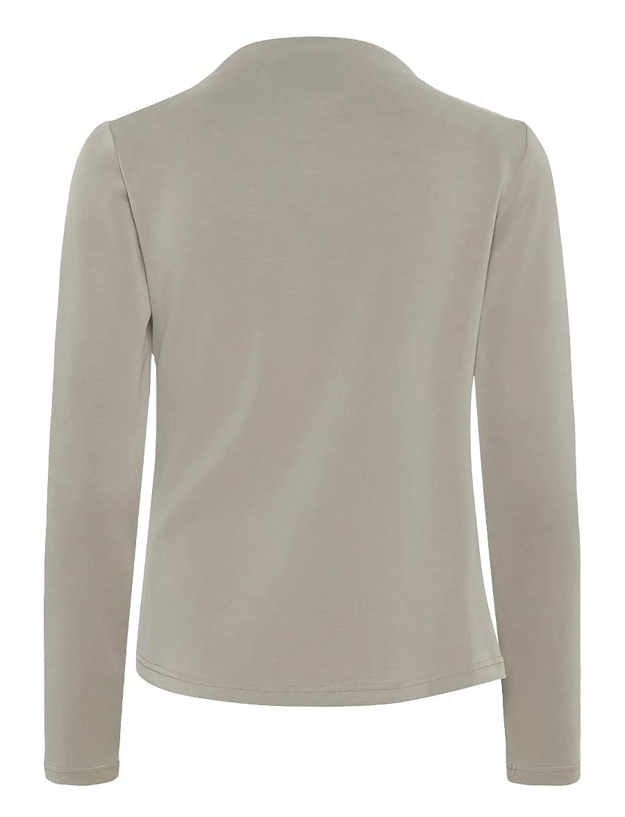 My Essential Wardrobe - HelleMW Blouse - långärmade blusar - moon mist - 2