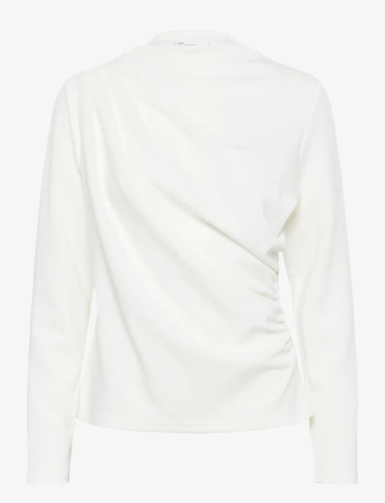 My Essential Wardrobe - HelleMW Blouse - långärmade blusar - snow white - 1