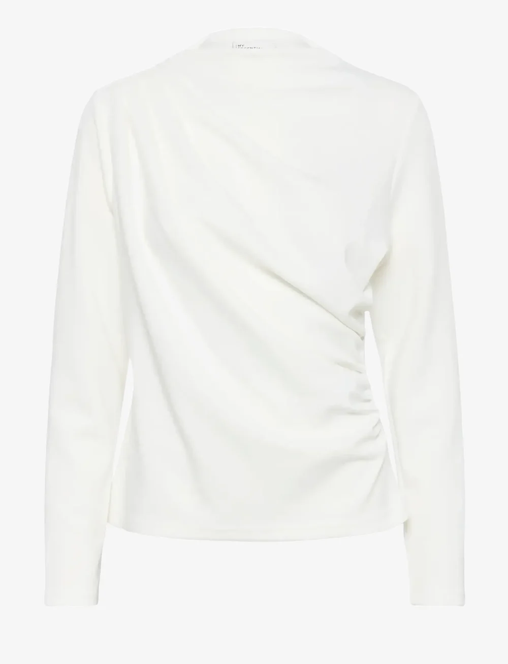My Essential Wardrobe - HelleMW Blouse - langærmede bluser - snow white - 1