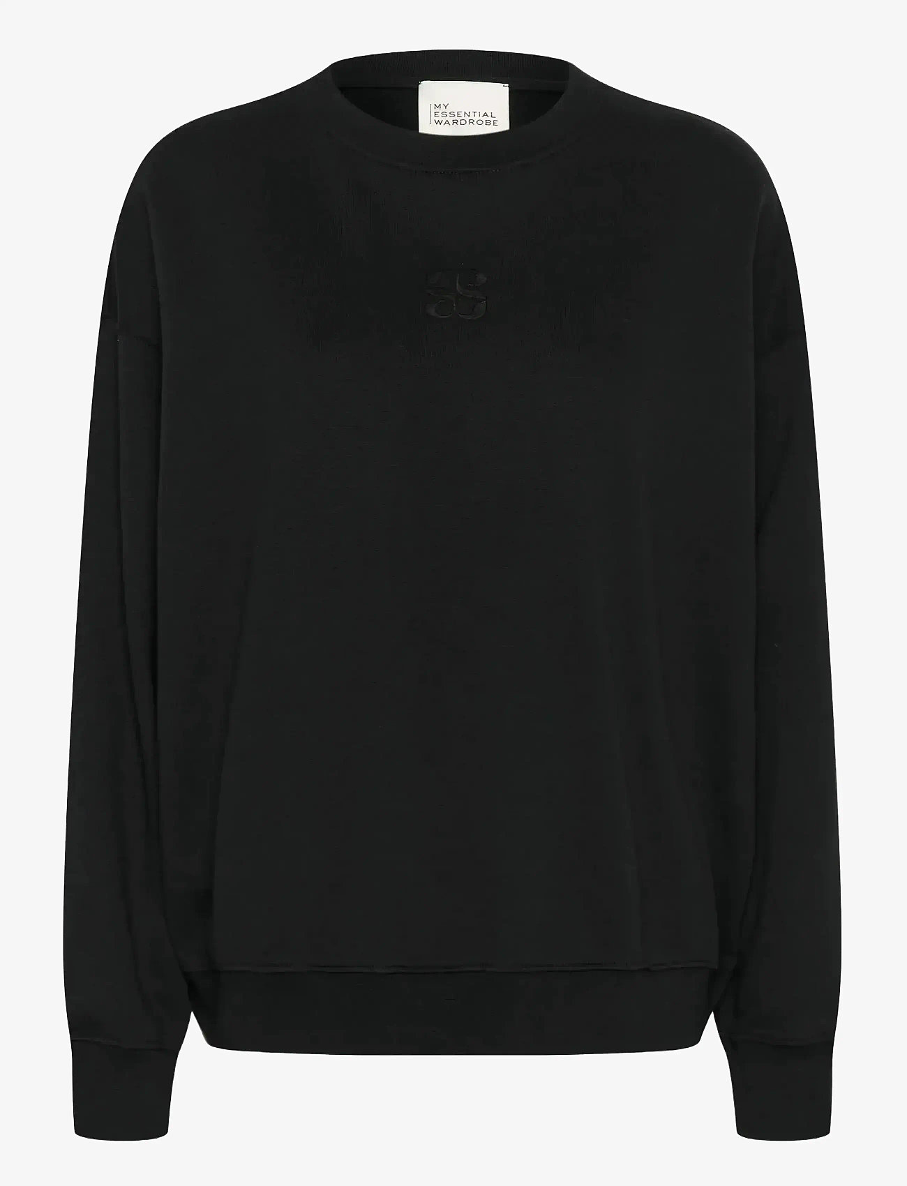 My Essential Wardrobe - DiegoMW Logo Emb. Sweat - vardagsstil - black - 1