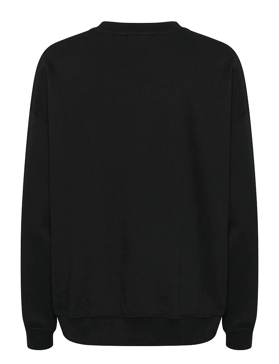 My Essential Wardrobe - DiegoMW Logo Emb. Sweat - hverdags stil - black - 2