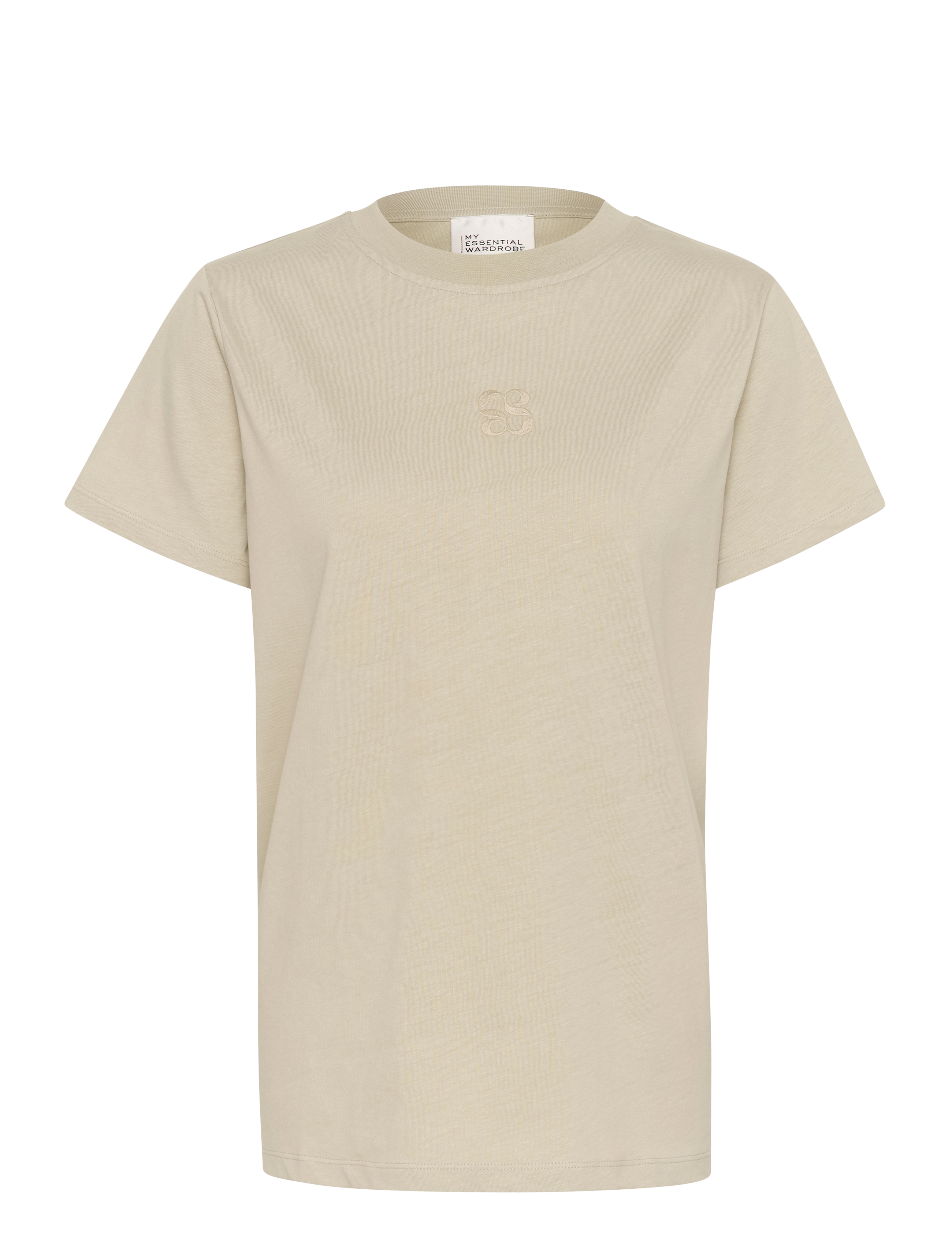 MY ESSENTIAL WARDROBE Seattlemw Logo Emb. Tee Grün - S - Damen