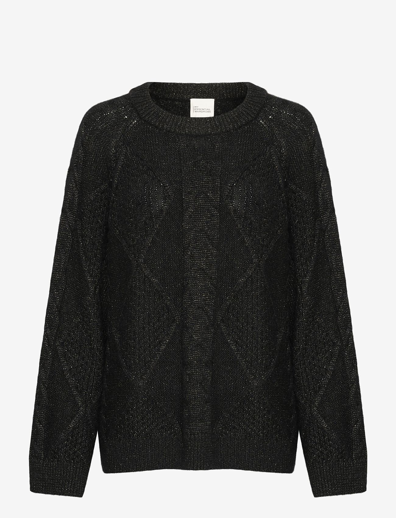 My Essential Wardrobe - VeraMW Knit Pullover - pullover - black glitter - 1