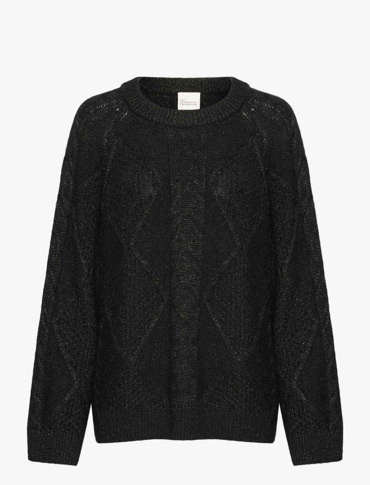 My Essential Wardrobe VeraMW Knit Pullover - Pullover - BLACK GLITTER / black
