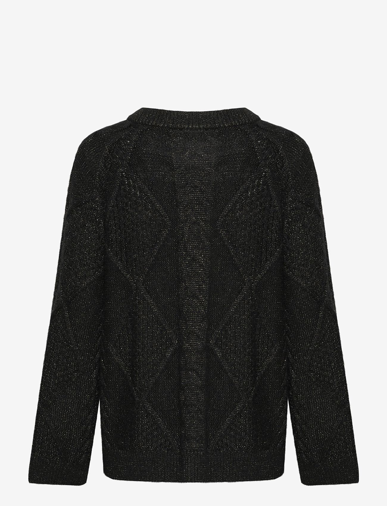 My Essential Wardrobe - VeraMW Knit Pullover - pullover - black glitter - 2