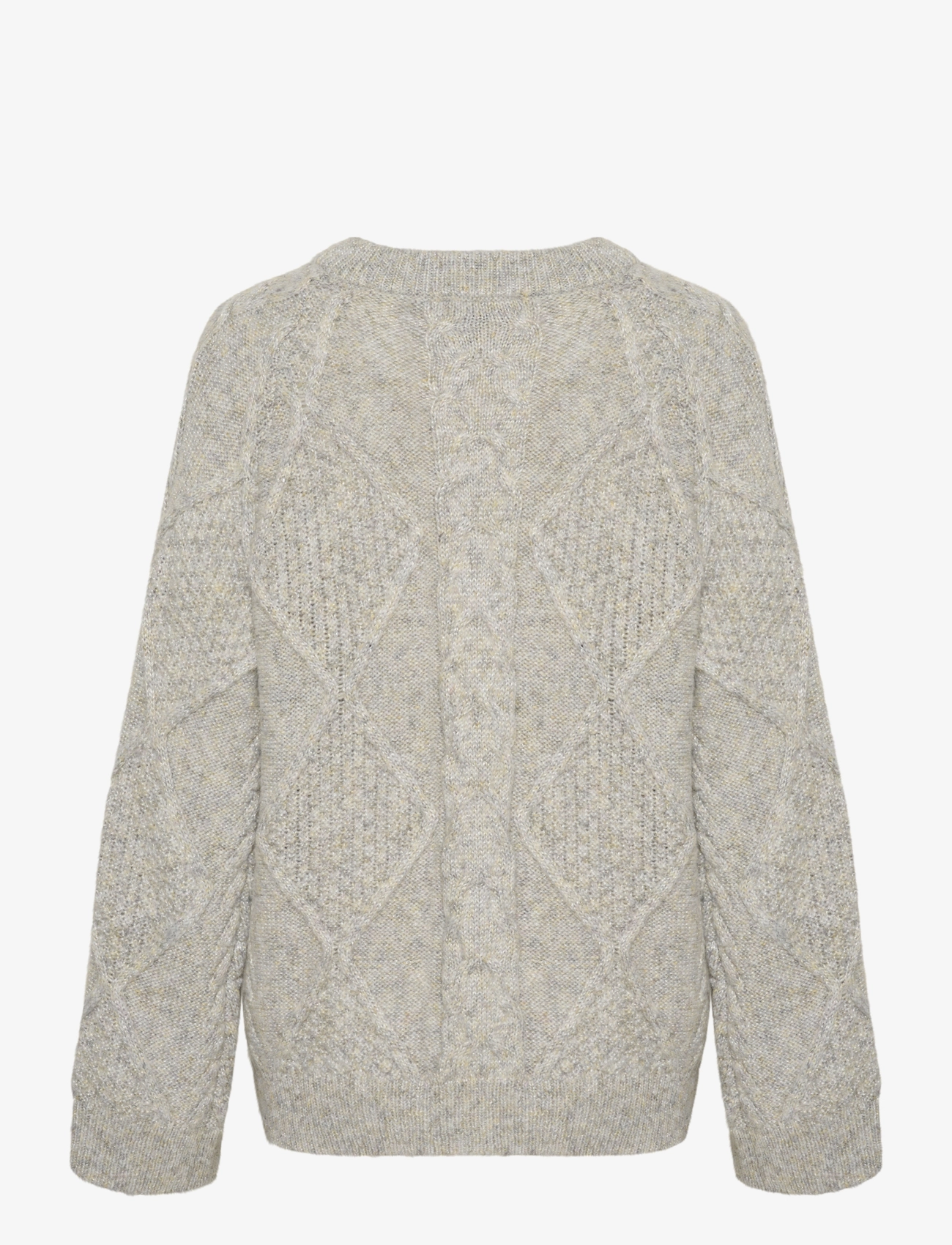 My Essential Wardrobe - VeraMW Knit Pullover - trøjer - light grey glitter - 2