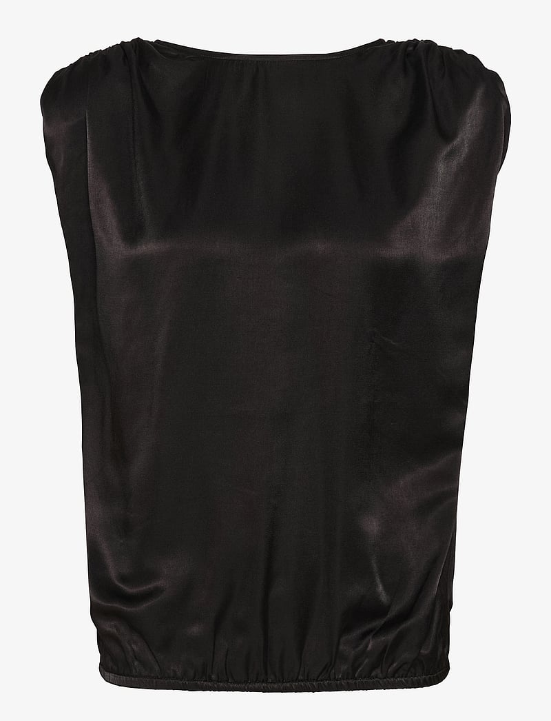 My Essential Wardrobe - EstelleMW Wrap Top - Ärmellose blusen - black - 1