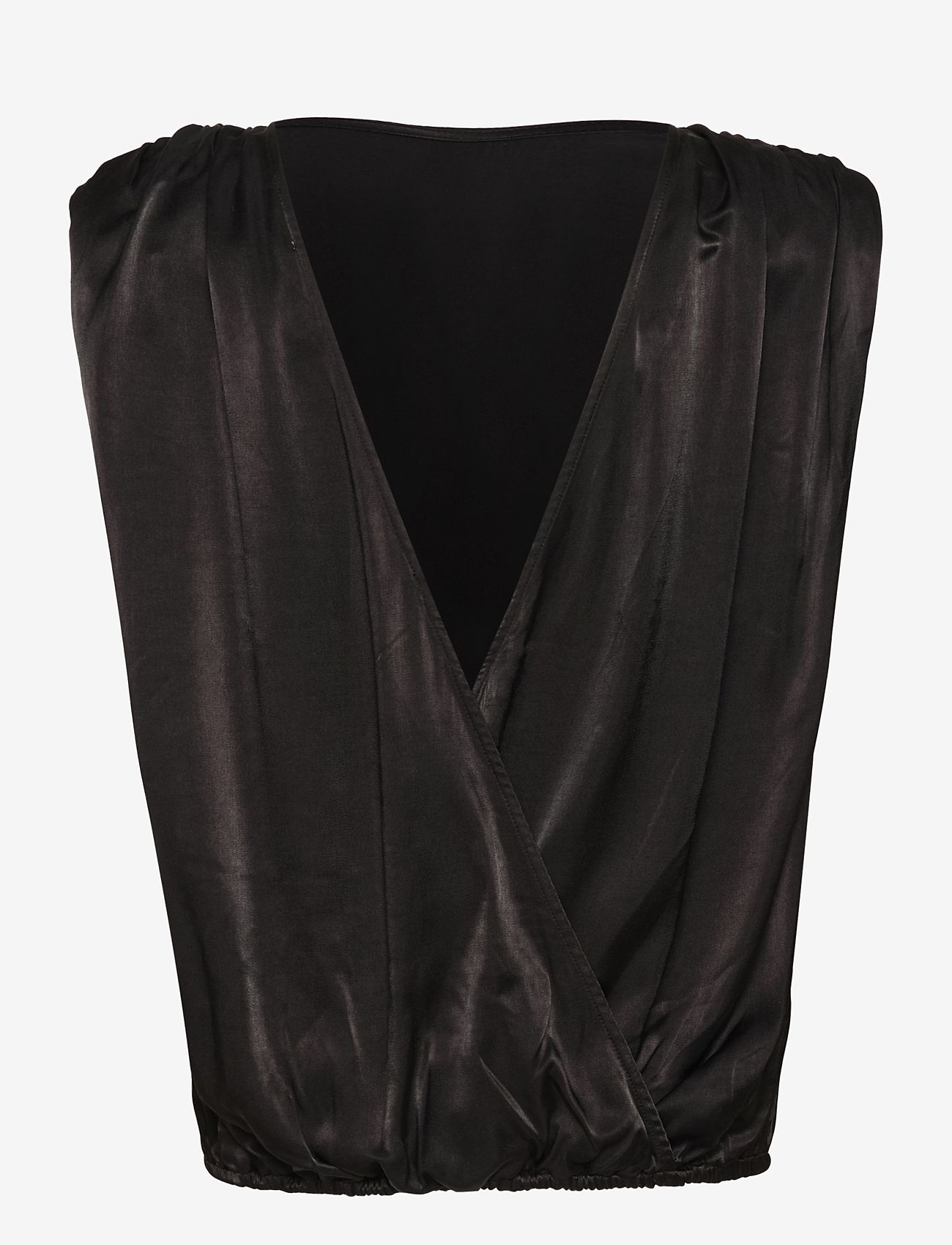 My Essential Wardrobe - EstelleMW Wrap Top - Ärmellose blusen - black - 2