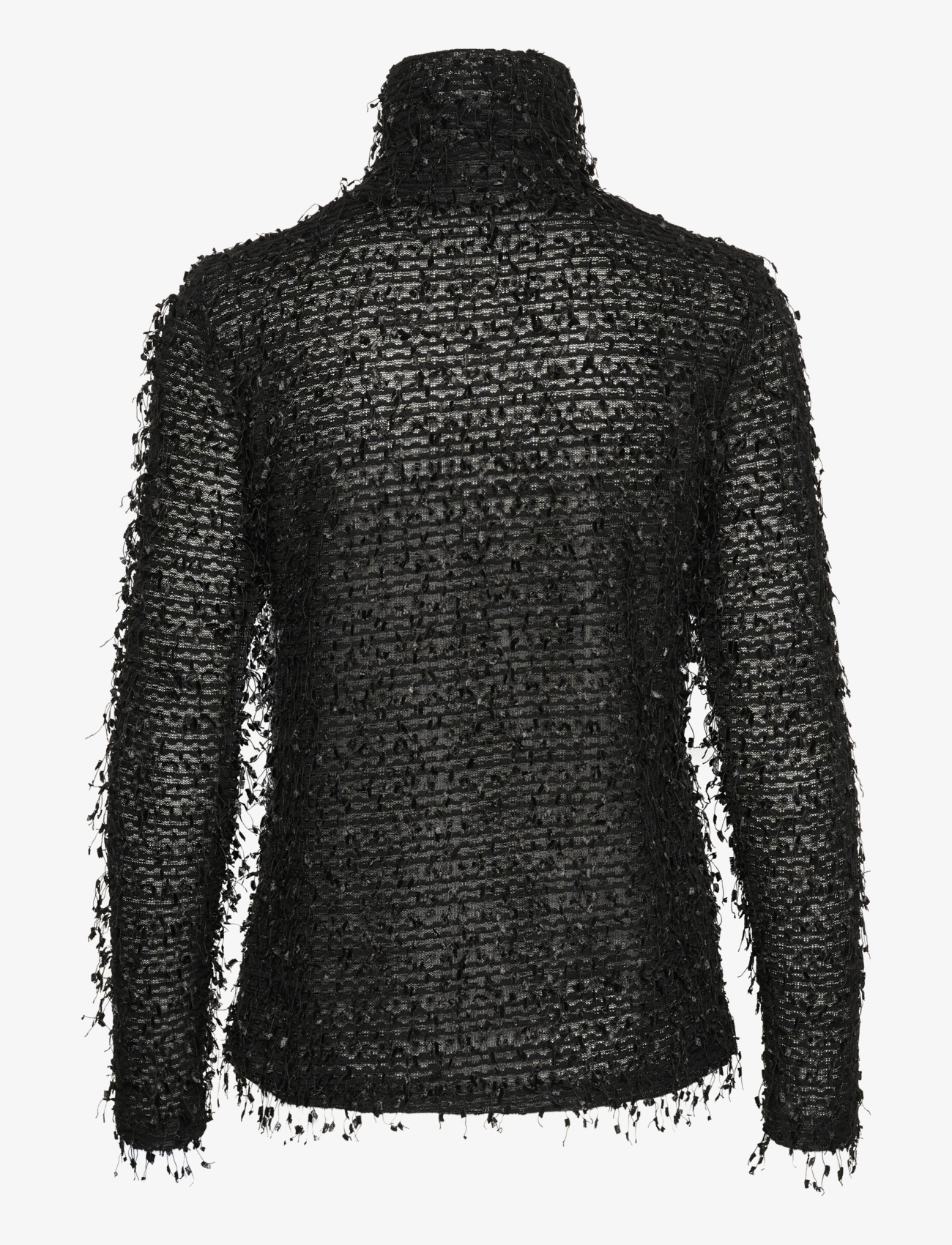 My Essential Wardrobe - SinoMW Rollneck Blouse - pikkade varrukatega pluusid - black - 2