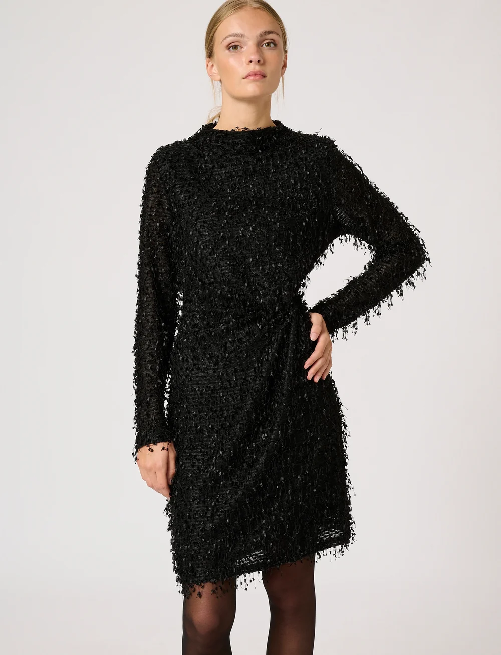 My Essential Wardrobe - SinoMW Knot Dress - festklänningar - black - 0