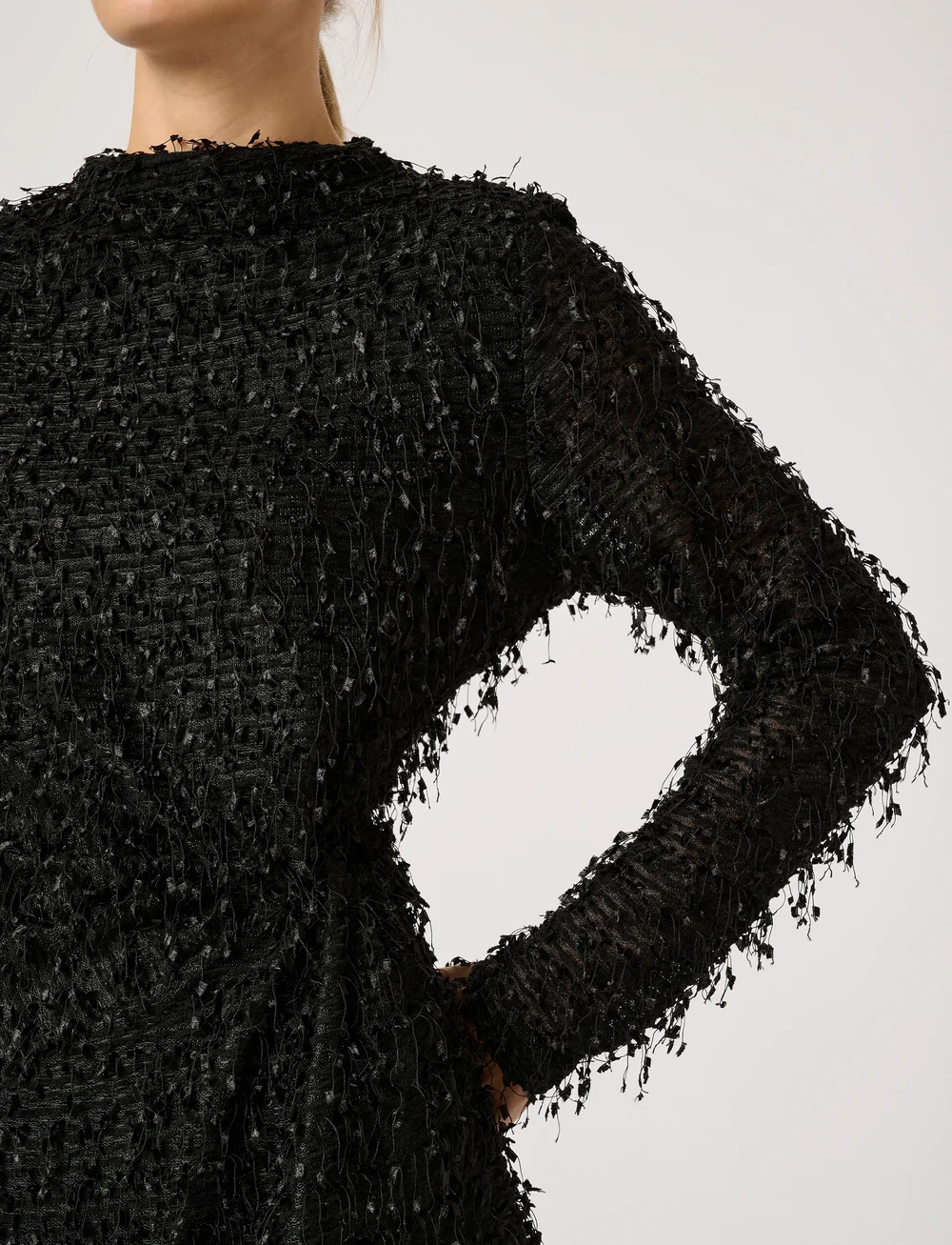 My Essential Wardrobe - SinoMW Knot Dress - festklänningar - black - 5