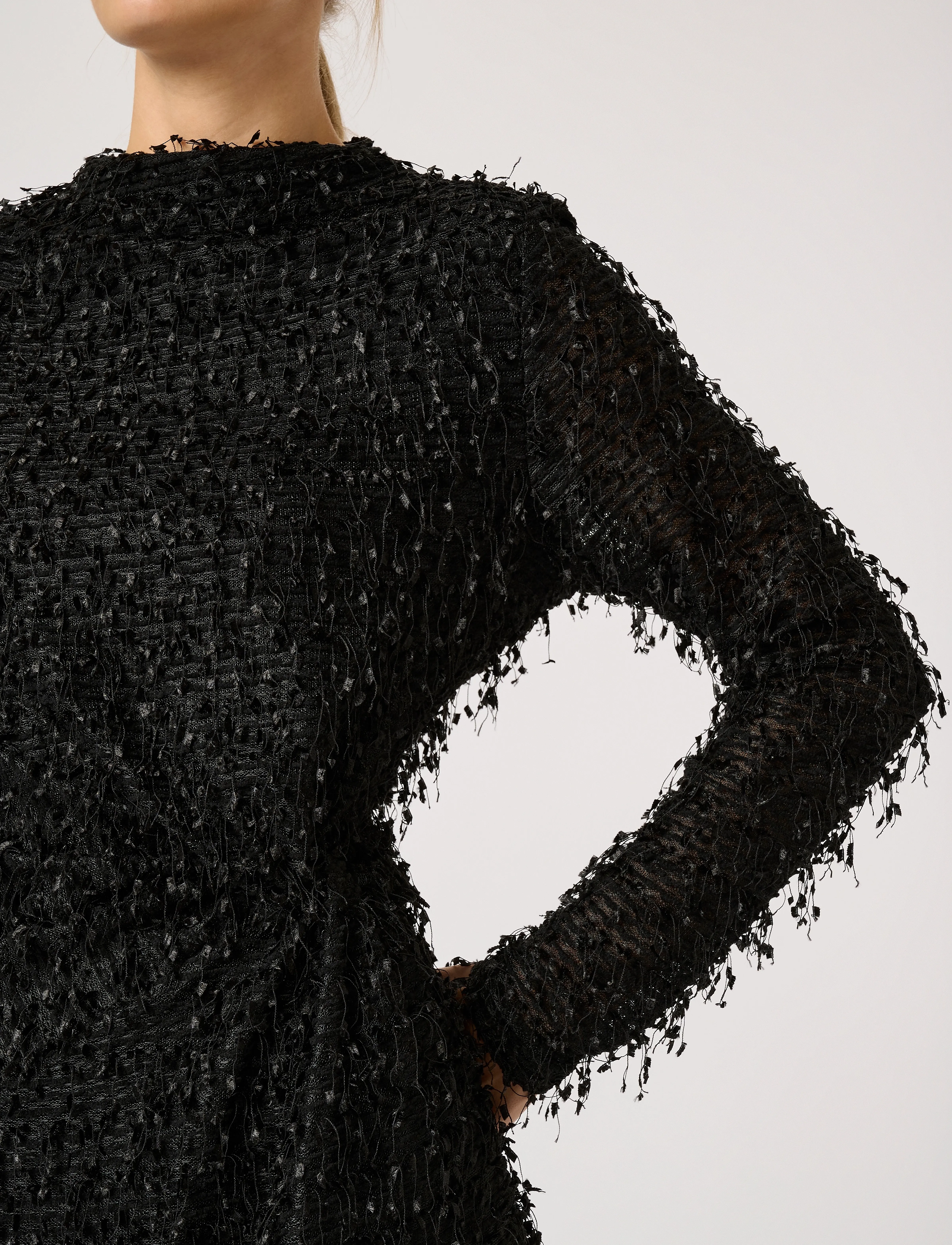 My Essential Wardrobe - SinoMW Knot Dress - black - 5