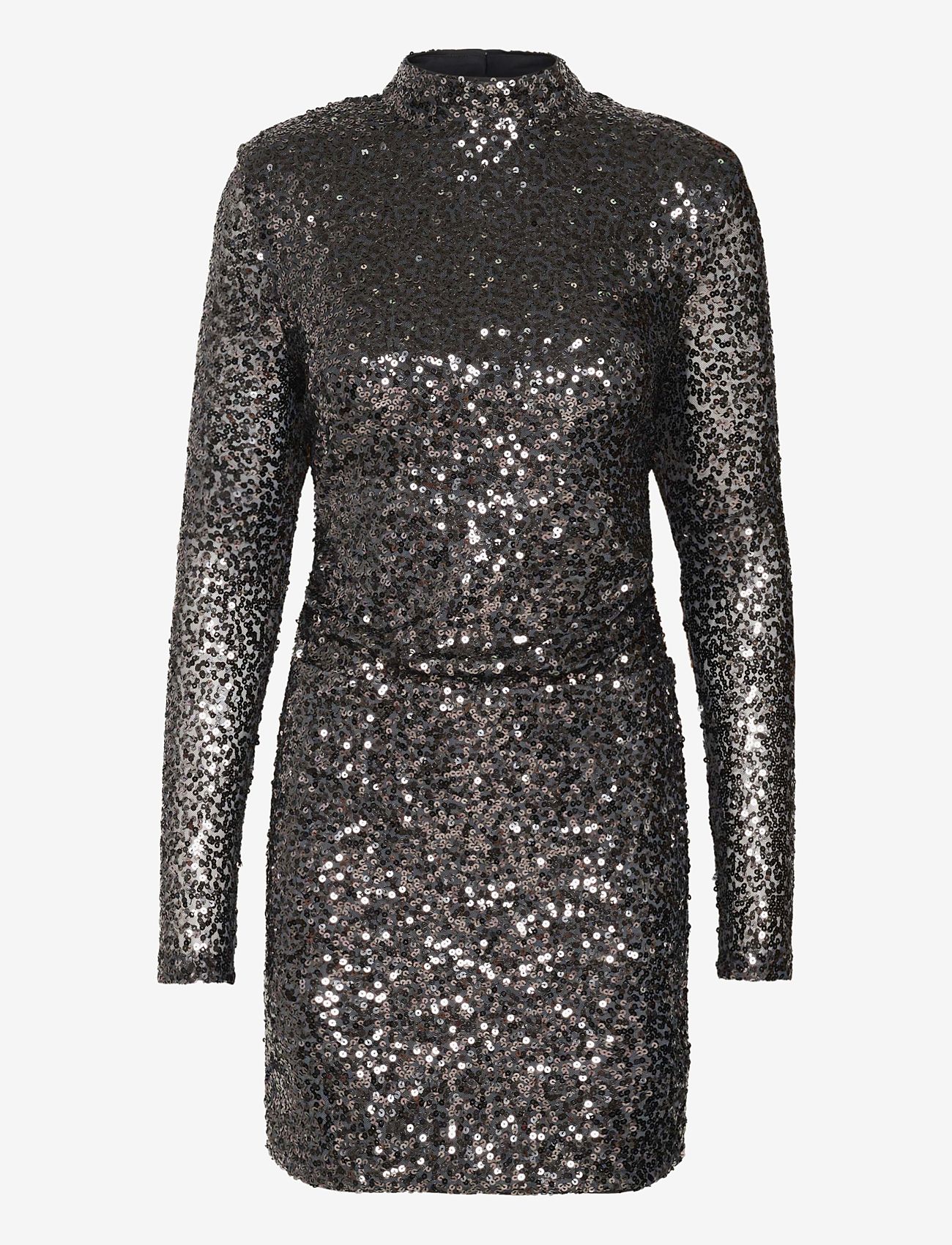 My Essential Wardrobe - FallonMW Dress - paljettklänningar - dark grey - 0