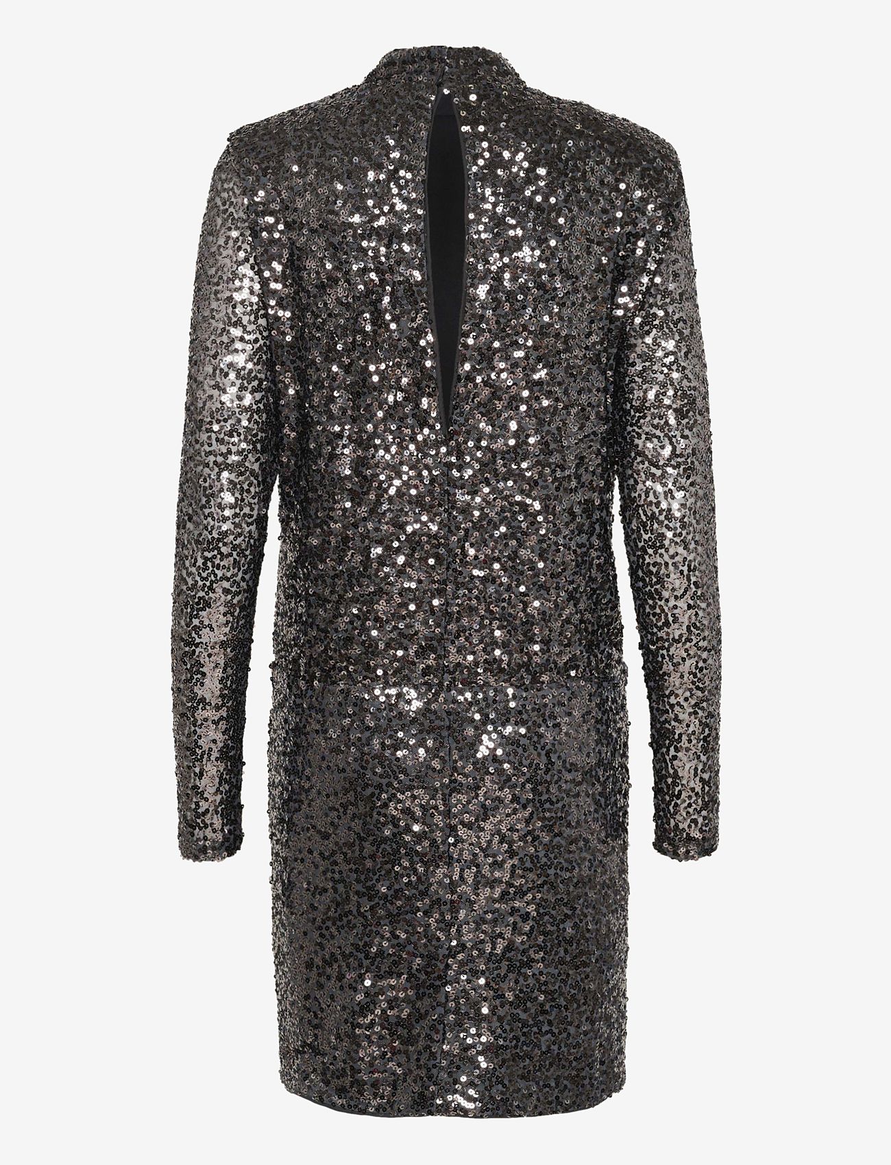 My Essential Wardrobe - FallonMW Dress - paljettklänningar - dark grey - 1