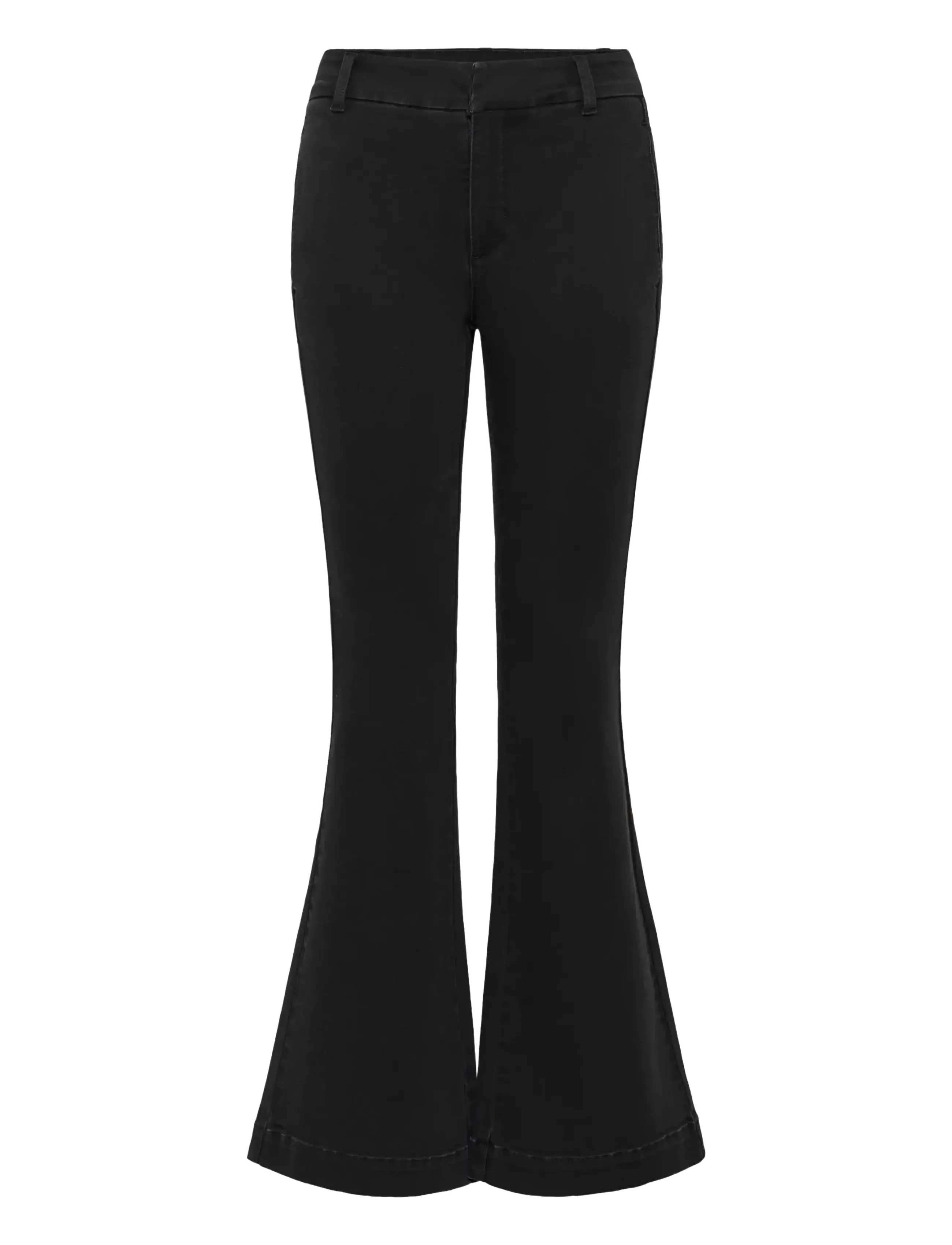 My Essential Wardrobe - Jeans Bootcut MWAyo 170 - alt laienevad teksad - black wash - 1
