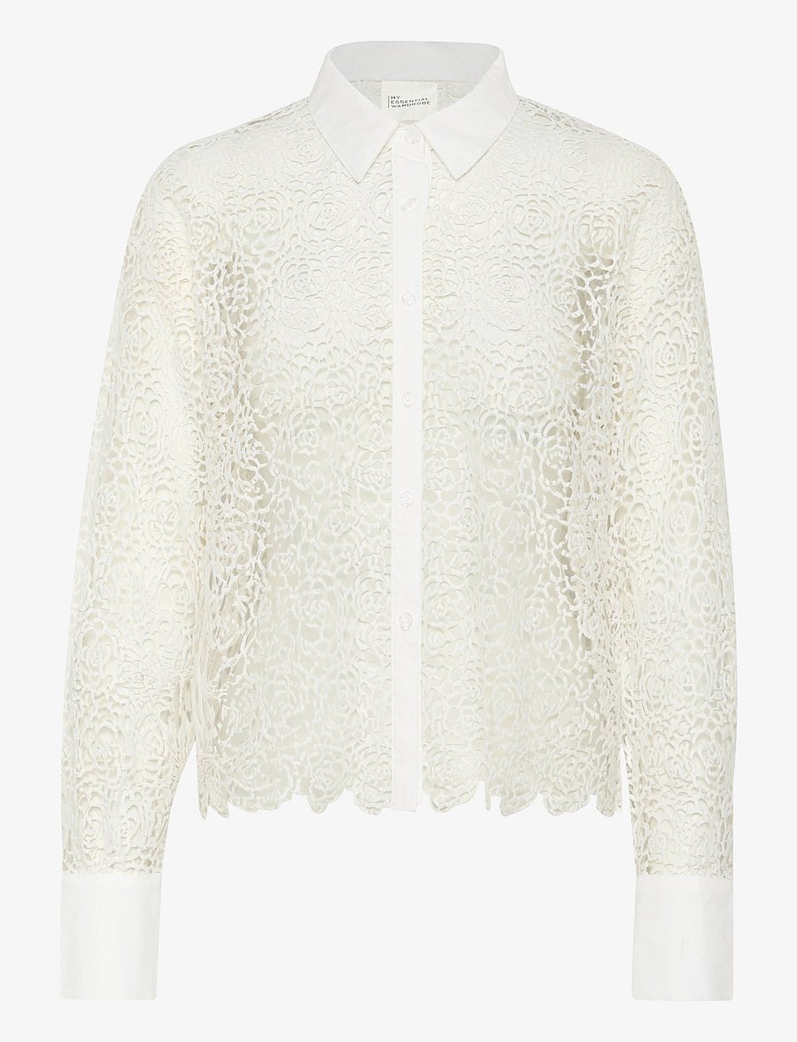 My Essential Wardrobe - LivMW Shirt - pikkade varrukatega särgid - bright white - 1