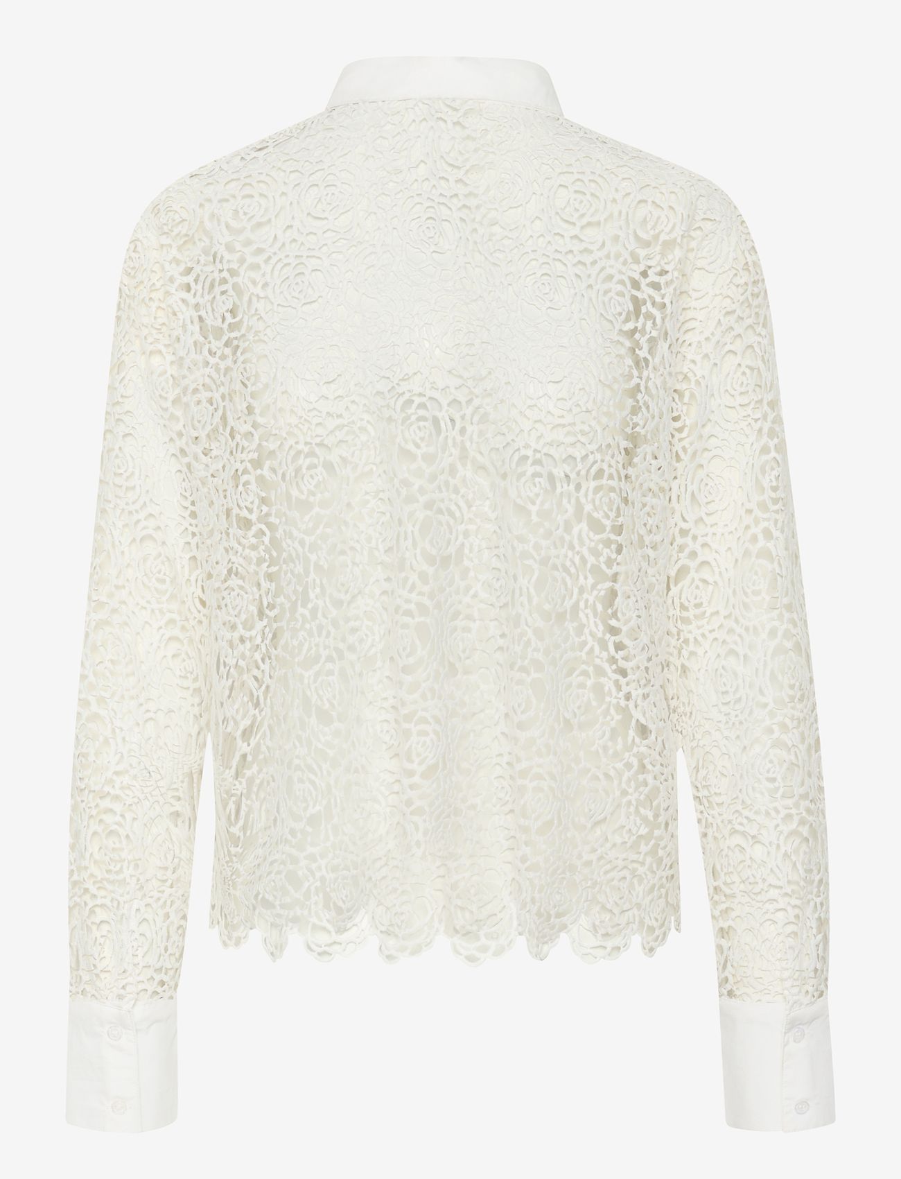 My Essential Wardrobe - LivMW Shirt - langærmede skjorter - bright white - 2