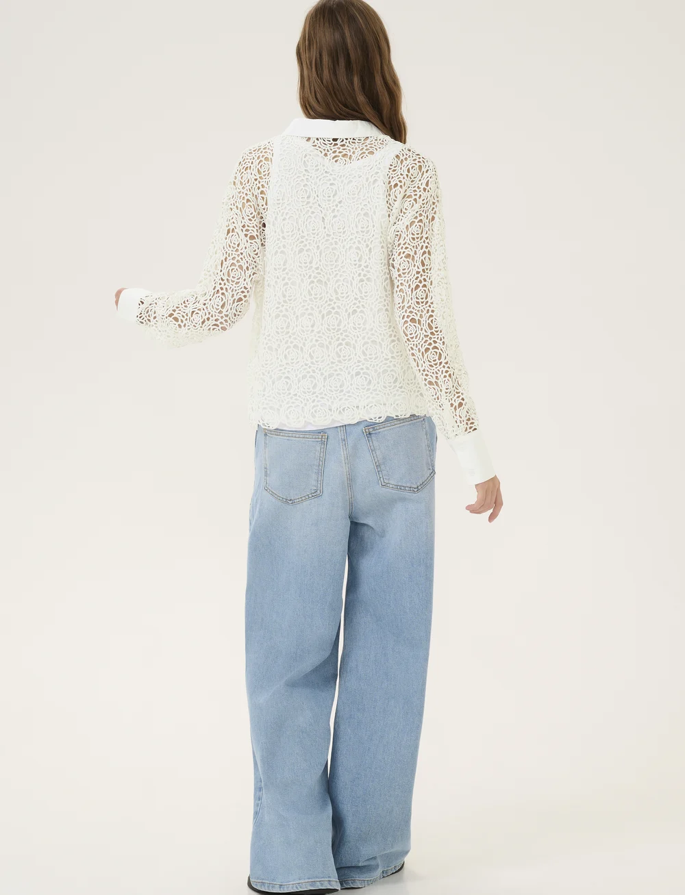 My Essential Wardrobe - LivMW Shirt - pikkade varrukatega särgid - bright white - 4