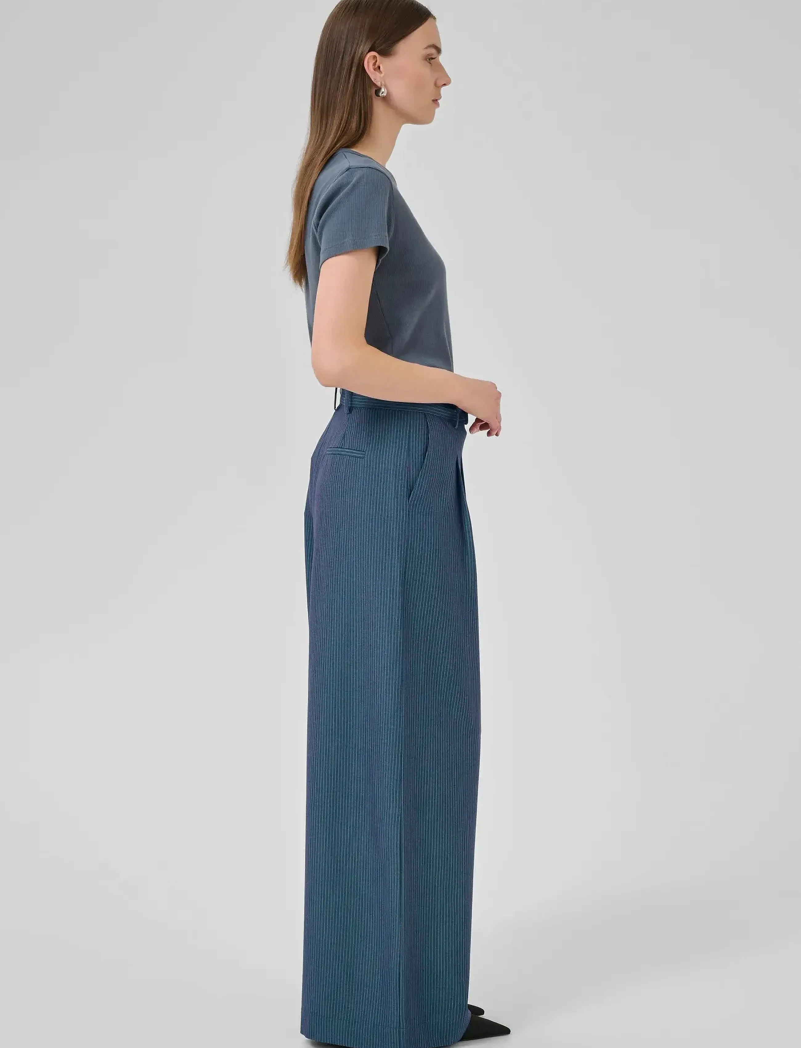My Essential Wardrobe Vittamw High Wide Pant kostymbyxor dam – bild 5