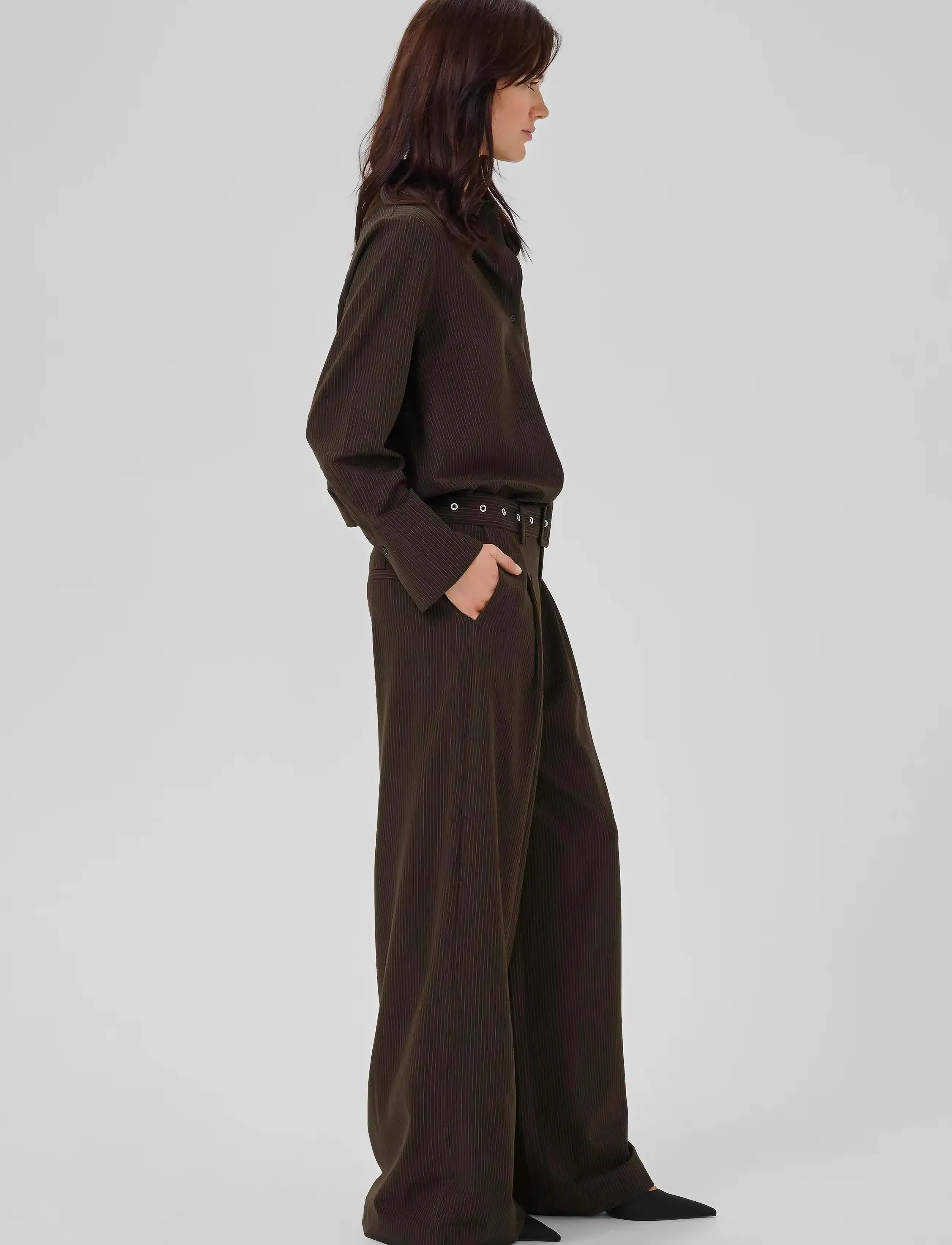 My Essential Wardrobe Vittamw High Wide Pant kostymbyxor dam – bild 5
