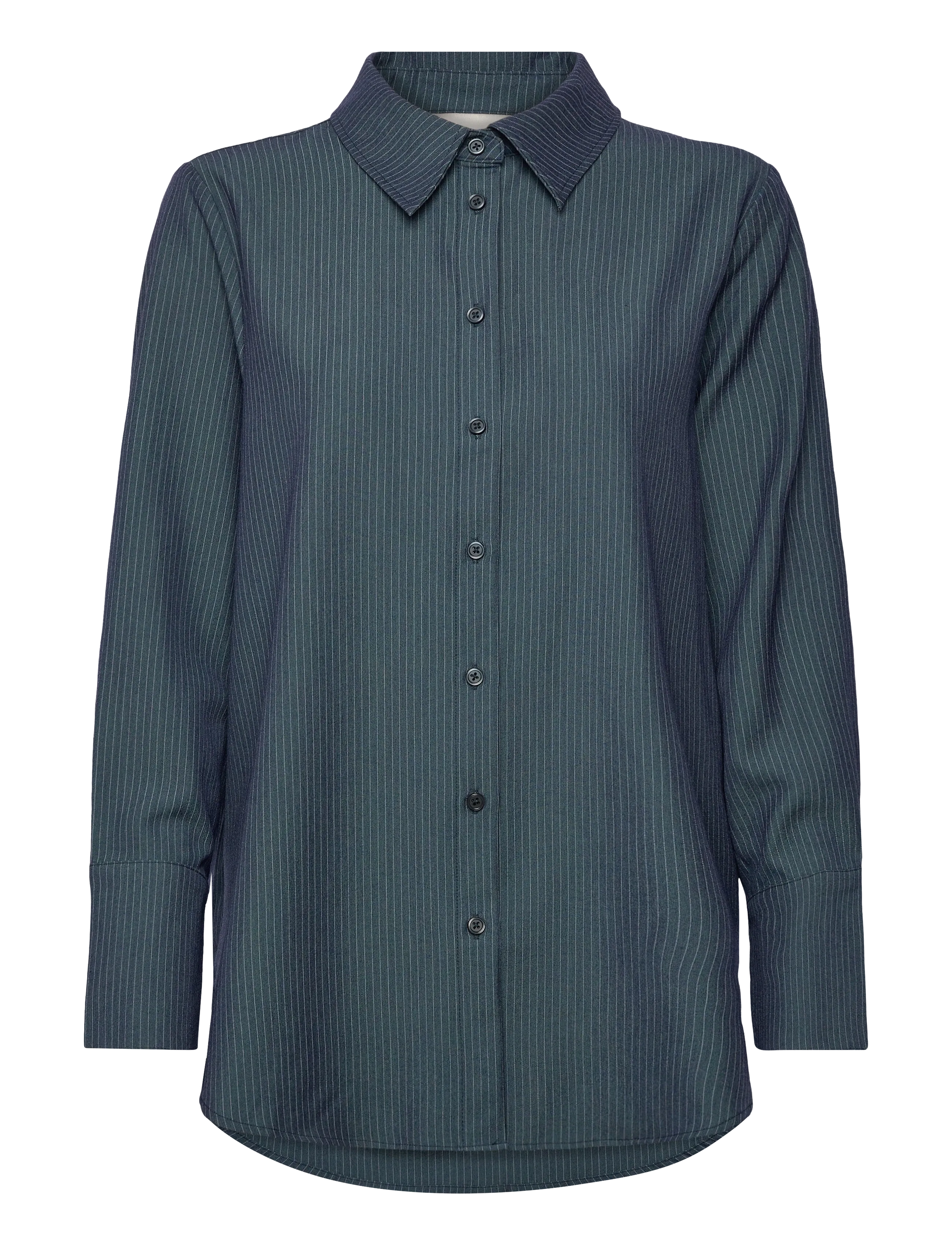My Essential Wardrobe VittaMW Shirt - Särgid - DARK SLATE W. STRIPE / grey