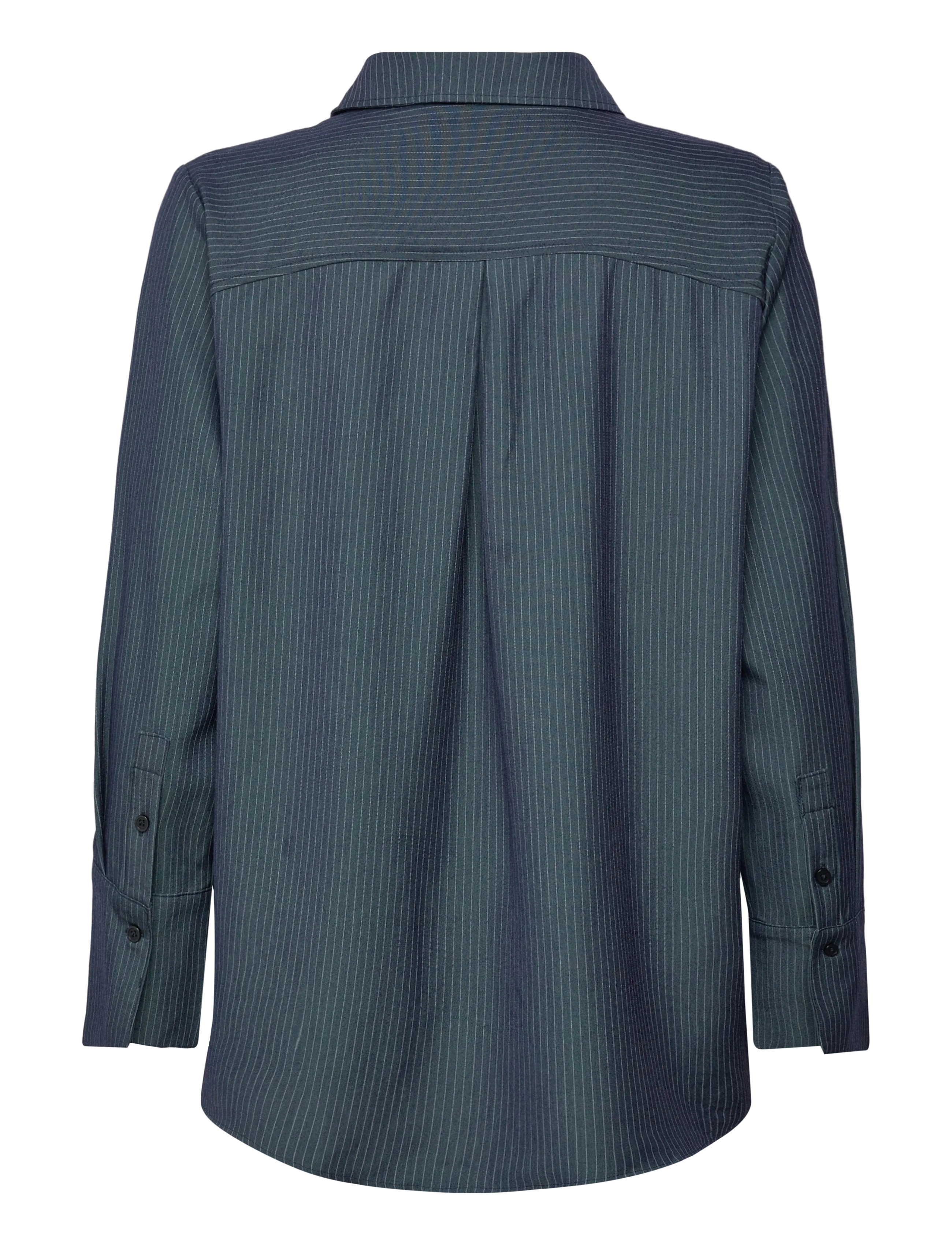 My Essential Wardrobe - VittaMW Shirt - långärmade skjortor - dark slate w. stripe - 2