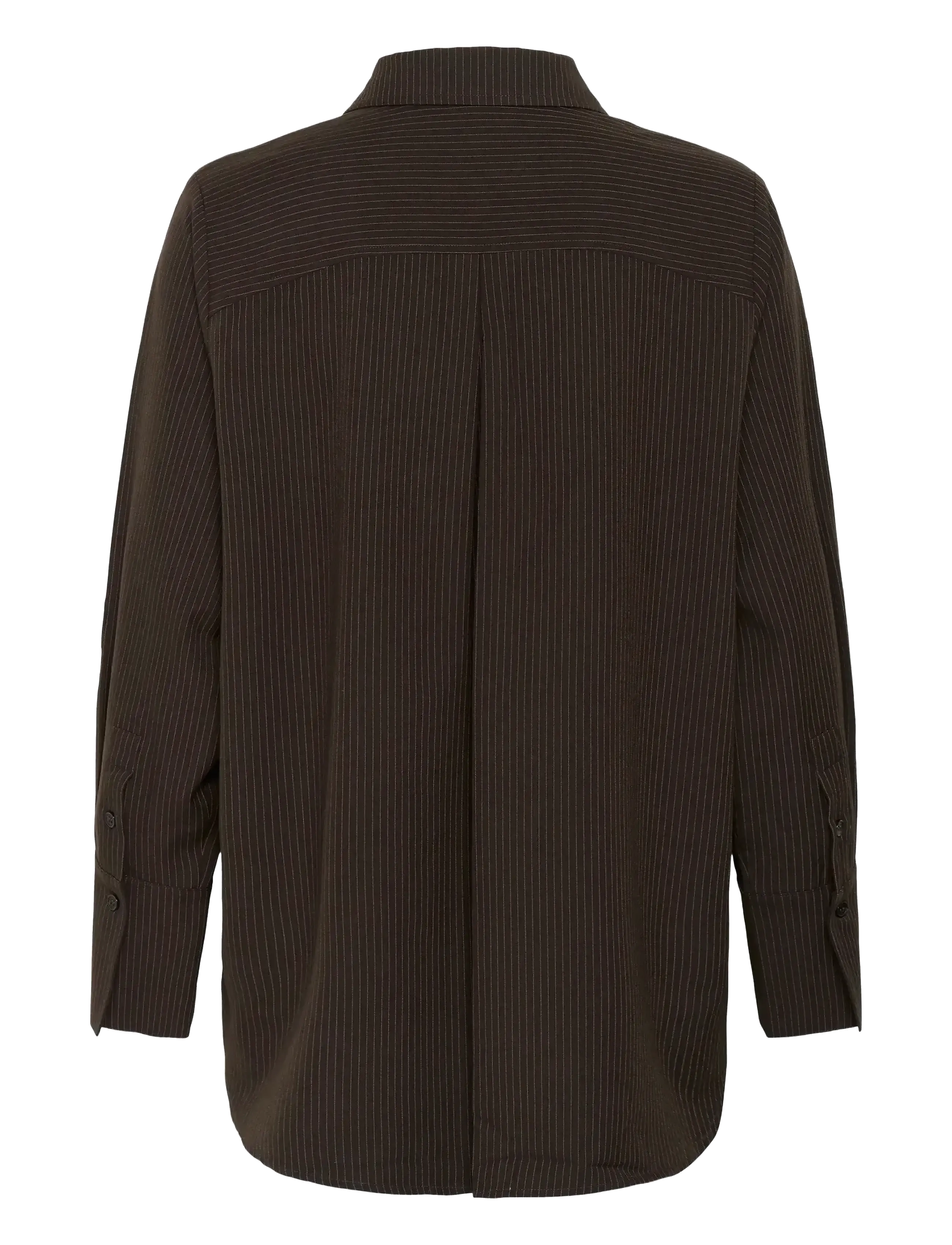 My Essential Wardrobe - VittaMW Shirt - långärmade skjortor - espresso w. stripe - 2