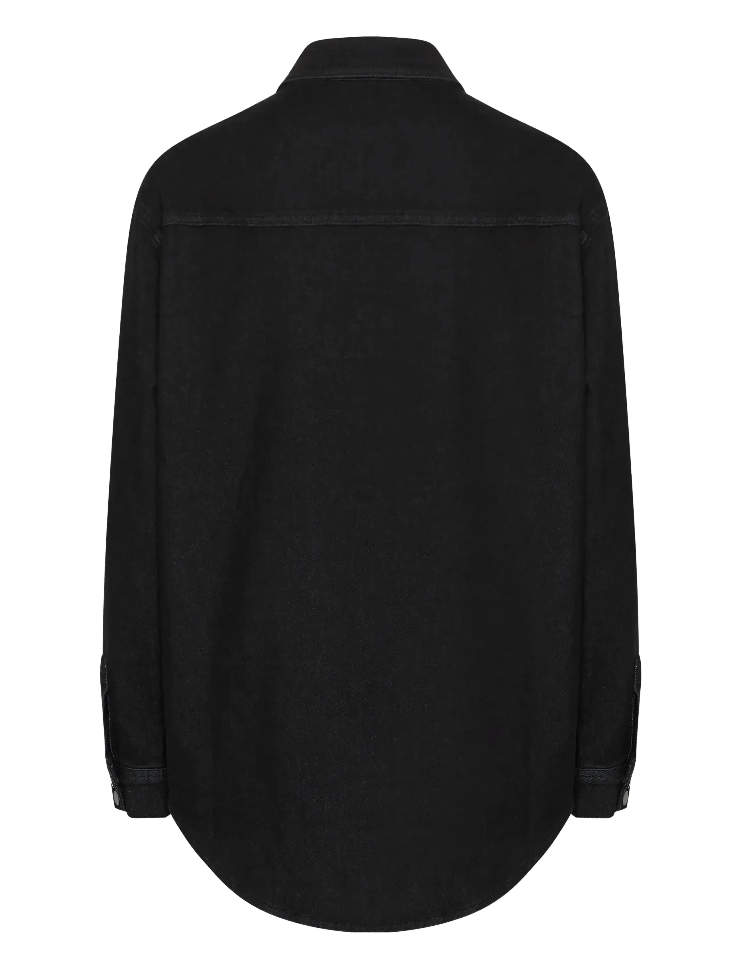 My Essential Wardrobe - LaraMW 115 Boxy Shirt - black wash - 2