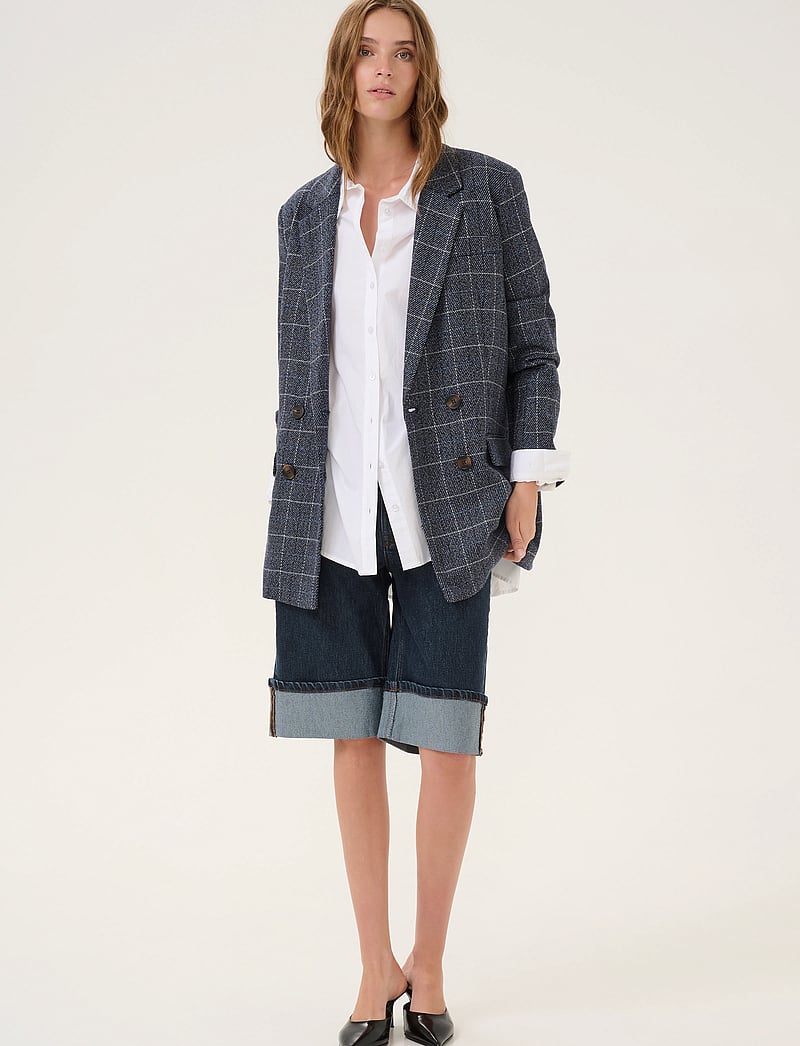 My Essential Wardrobe - DalviMW 139 Shorts - jorts - dark blue un-wash - 3