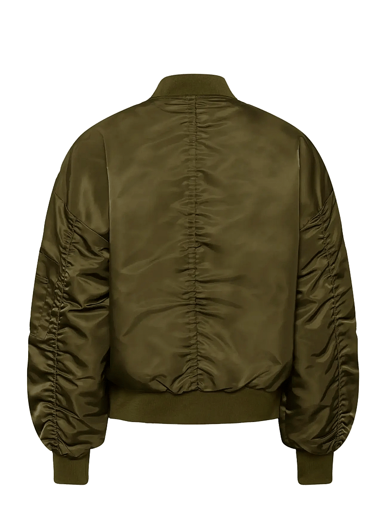 My Essential Wardrobe - HelgaMW Short Bomber Jacket - forårsjakker - capers - 2